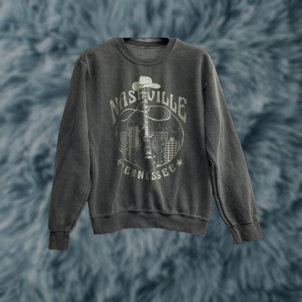 Vintage FULL TILT Nashville Tennessee Sweatshirt Unisex XS Pullover Long Sleeve Gray Crewneck Size US XS / EU 42 / 0 - 1 Thumbnail