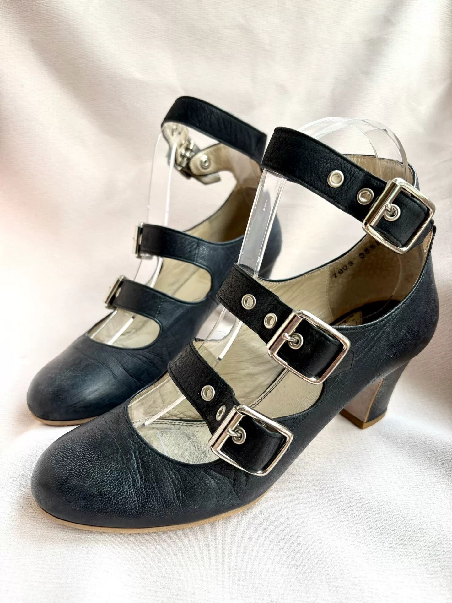 Vivienne Westwood vivienne westwood black roman mary jane shoes Size US 5 / IT 35 - 1 Thumbnail