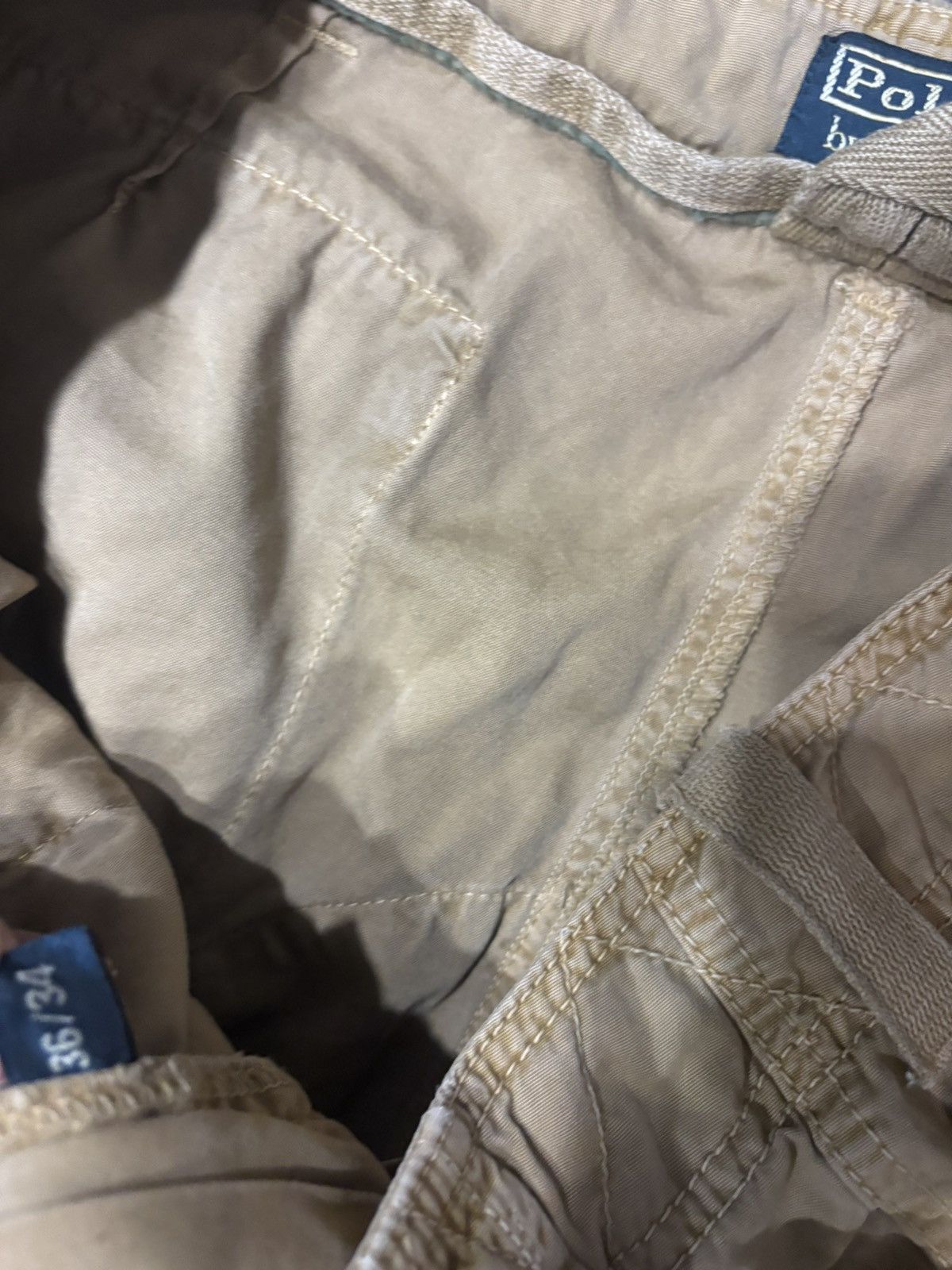 Polo Ralph Lauren VTG Polo Ralph Lauren Tan Cargo Pants 36x30 Utility Size US 36 / EU 52 - 5 Thumbnail