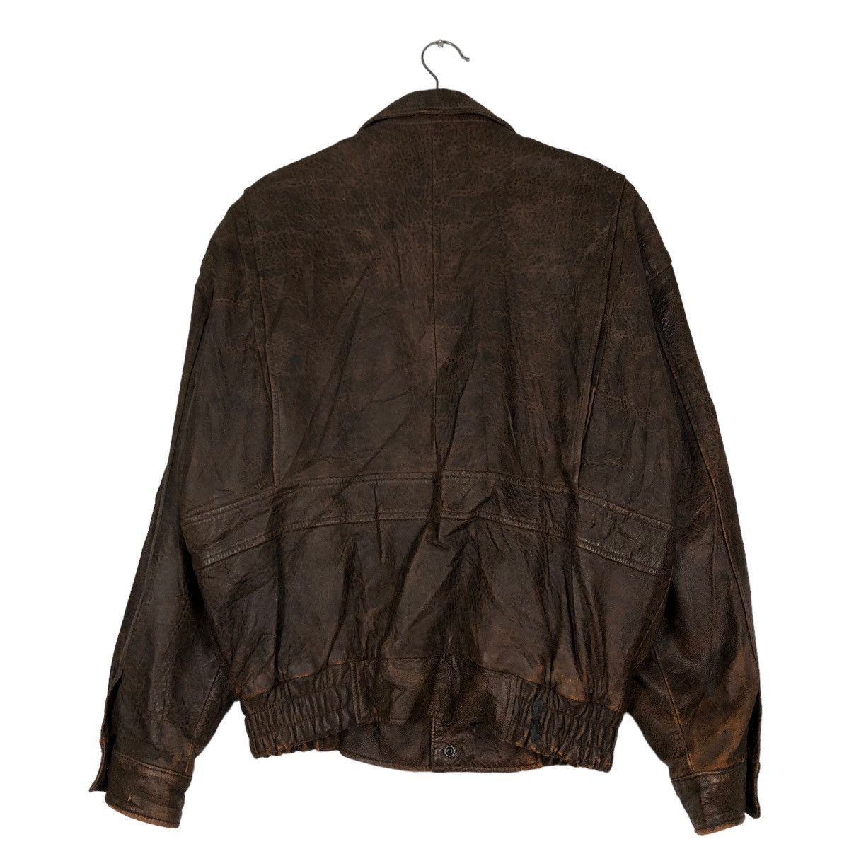 Japanese Brand 🔥Vintage Biker Leather Jacket Bayleaf Anch Issey Miyake Size US M / EU 48-50 / 2 - 8 Thumbnail