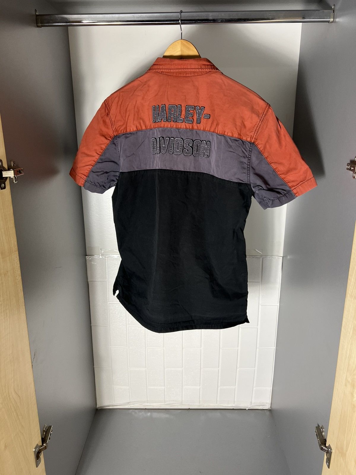 Harley Davidson VINTAGE HARLEY DAVIDSON MOTORCYCLE RETRO SHIRT CASUAL 90s Size US M / EU 48-50 / 2 - 1 Thumbnail