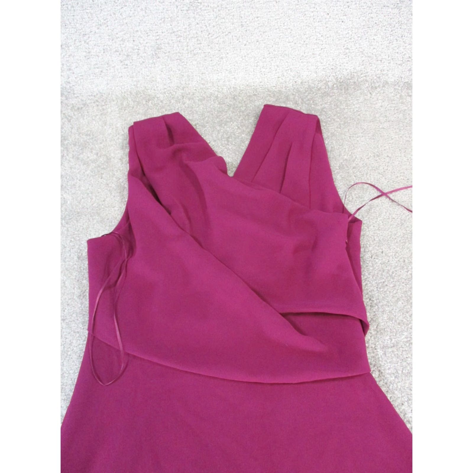 Reiss VINTAGE Reiss Dress Womens 8 Purple Marianne Wrap Front Mini New Size M / US 6-8 / IT 42-44 - 2 Thumbnail