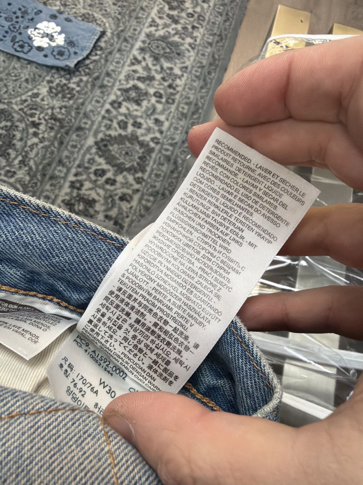 DENIM TEARS × Virgil Abloh Denim tears x Virgil abloh candle jeans Size US 30 / EU 46 - 6 Thumbnail