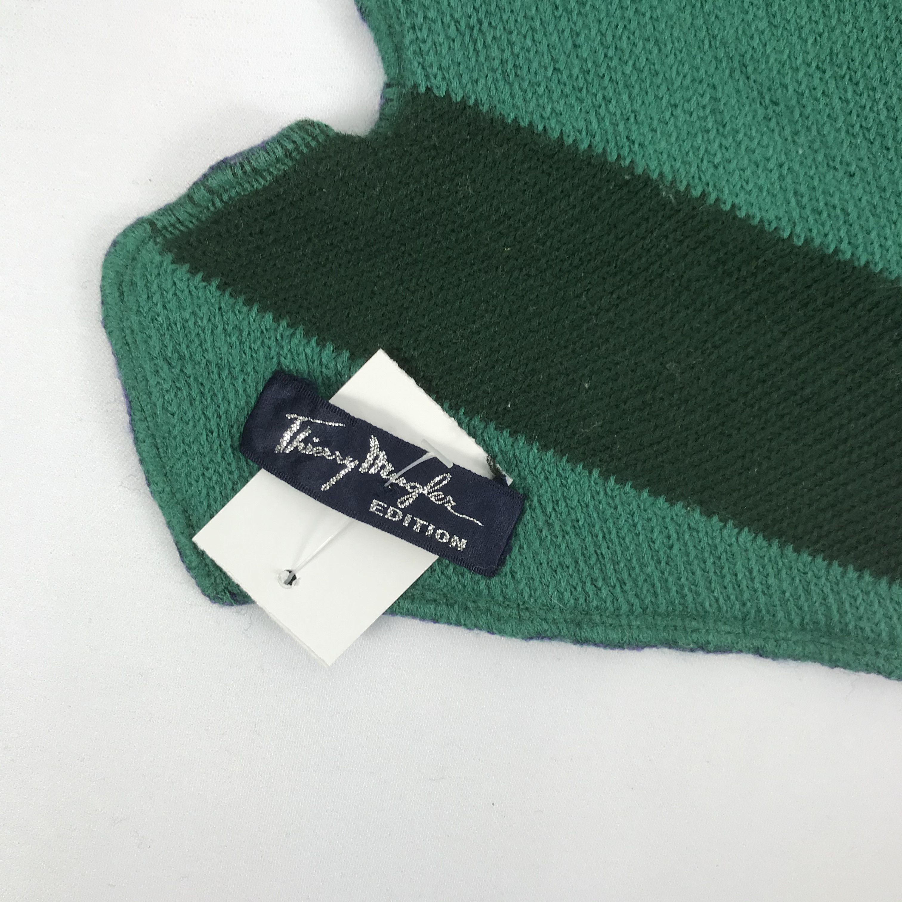 Thierry Mugler Vintage Wool Scarf Winter Scarves 56789 Size ONE SIZE - 4 Thumbnail