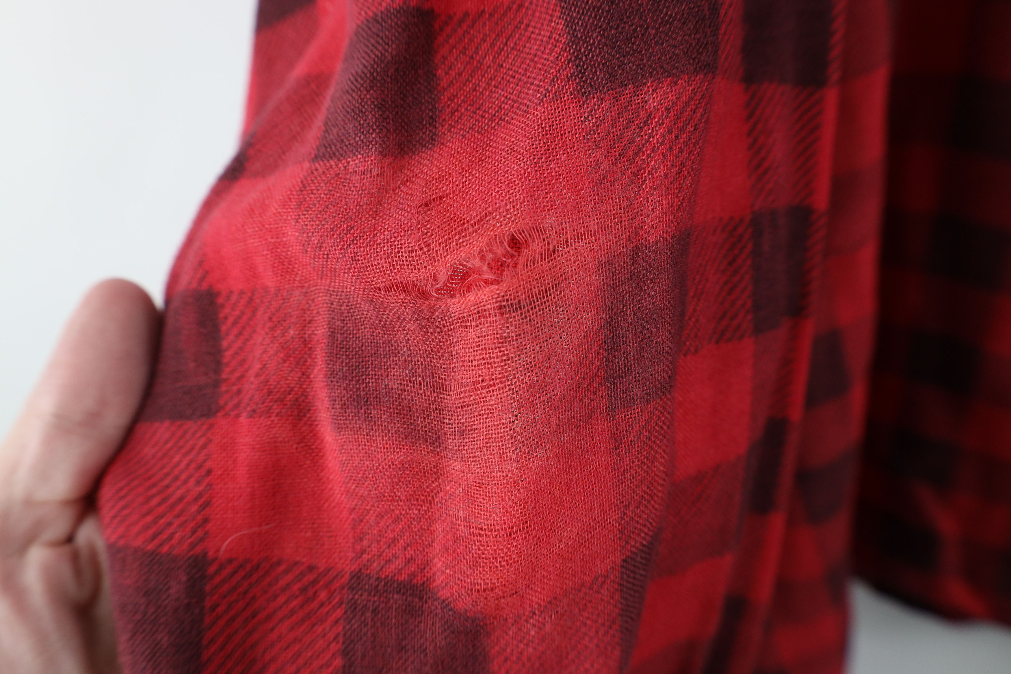 Vintage Vintage 70s Streetwear Flannel Collared Button Shirt Red Size US XL / EU 56 / 4 - 8 Thumbnail