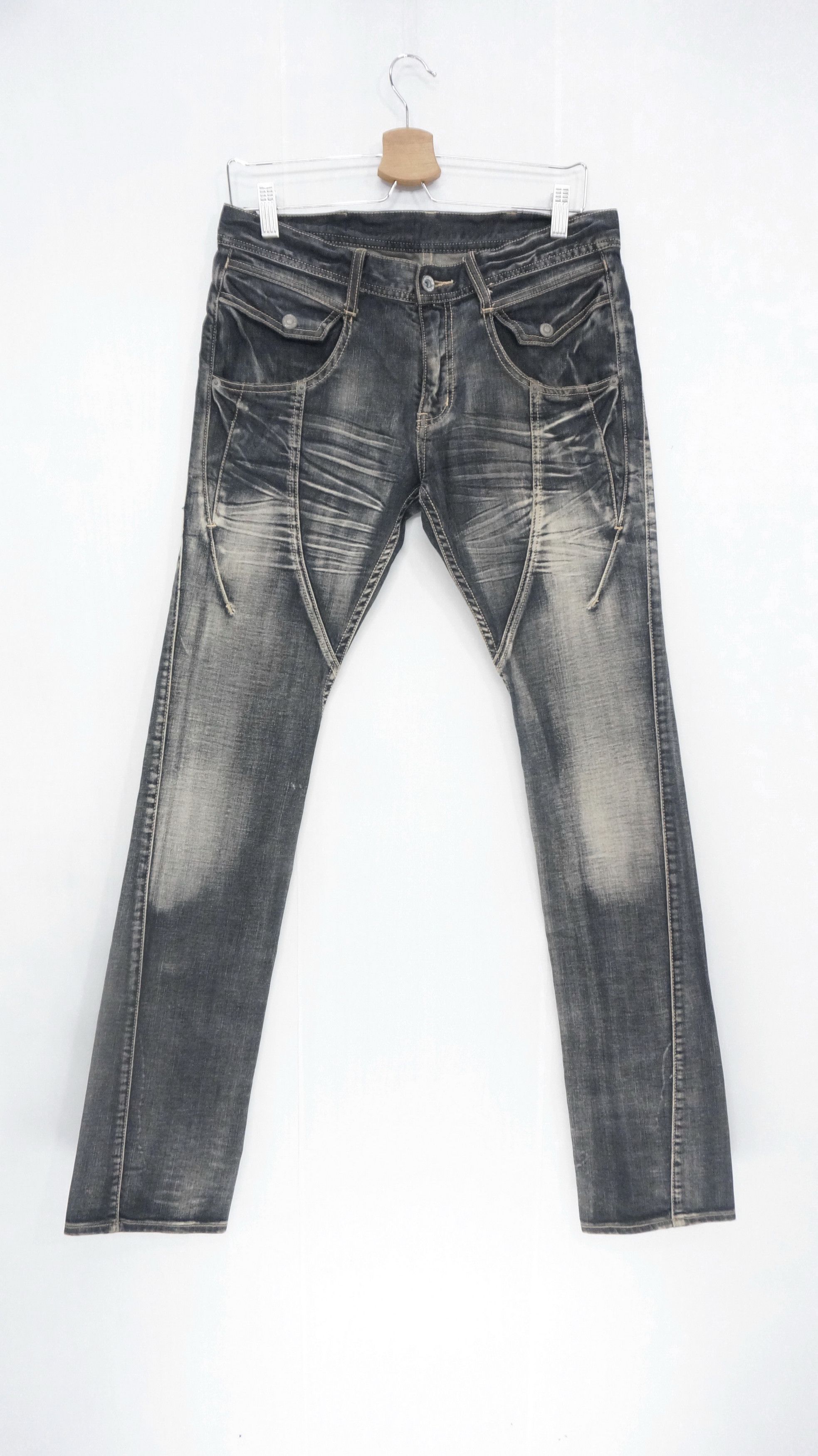 Michel Klein Michel Klein Homme Paris Black Vintage Jeans Size US 30 / EU 46 - 1 Thumbnail