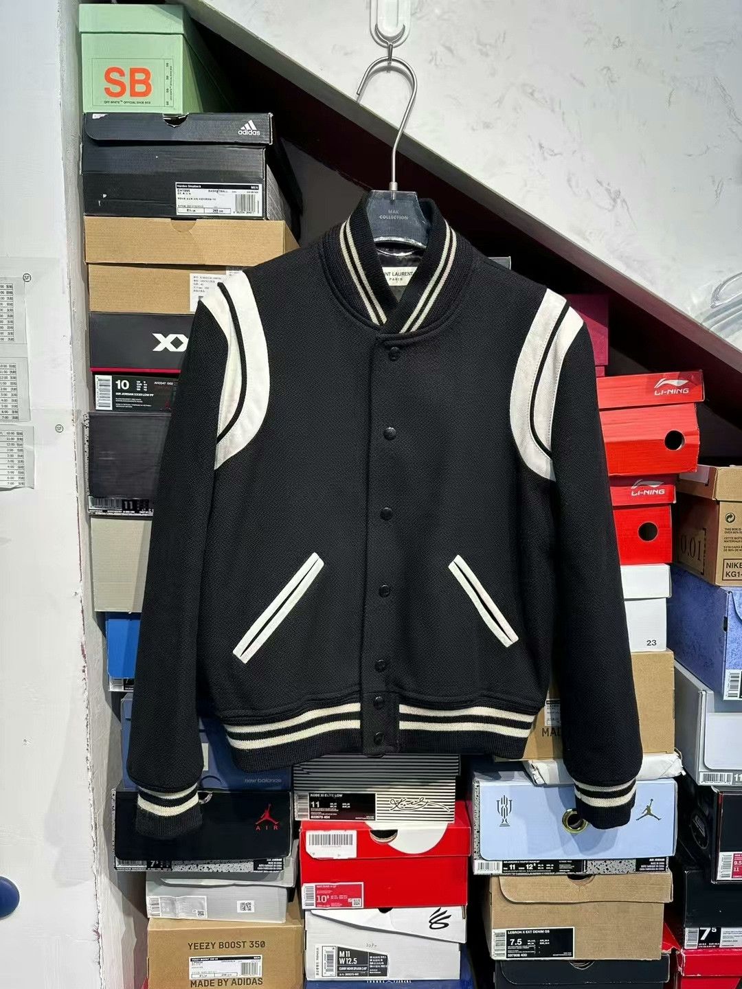 Saint Laurent Paris Saint Laurent Classic Varsity Jacket Size US M / EU 48-50 / 2 - 1 Thumbnail