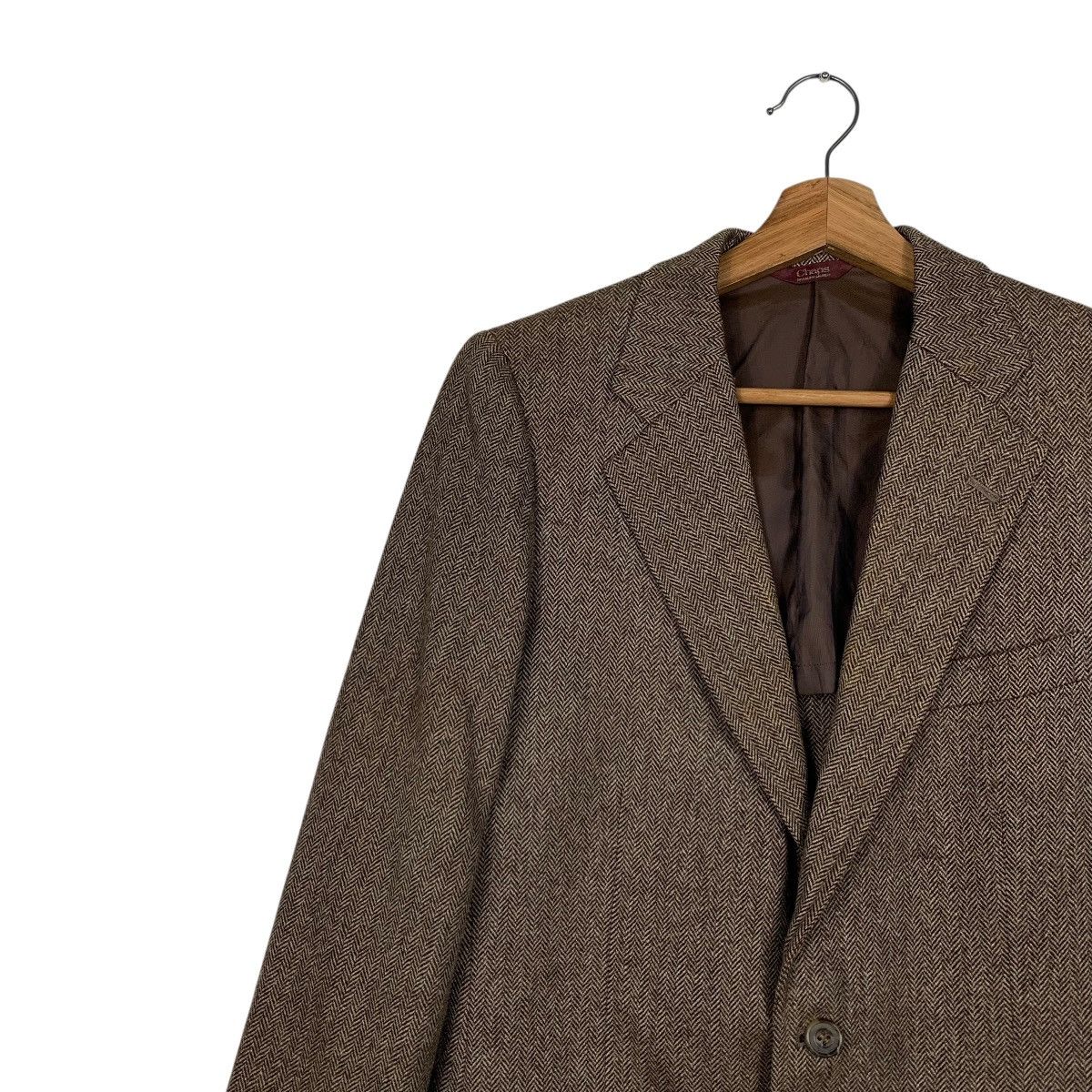 Chaps Ralph Lauren 90’s CHAPS RALPH LAUREN Herringbone Wool Blazers #2105-C92 Size US M / EU 48-50 / 2 - 3 Thumbnail