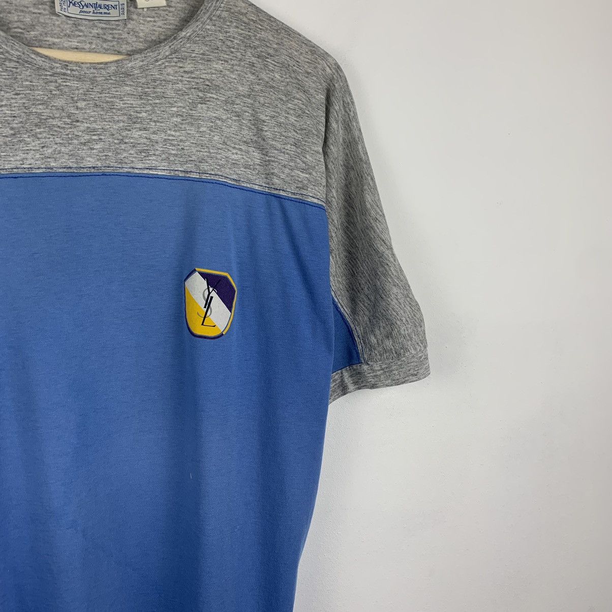 Yves Saint Laurent Vintage Yves Saint Laurent T-Shirt Short Sleeve Luxury Size US L / EU 52-54 / 3 - 5 Thumbnail