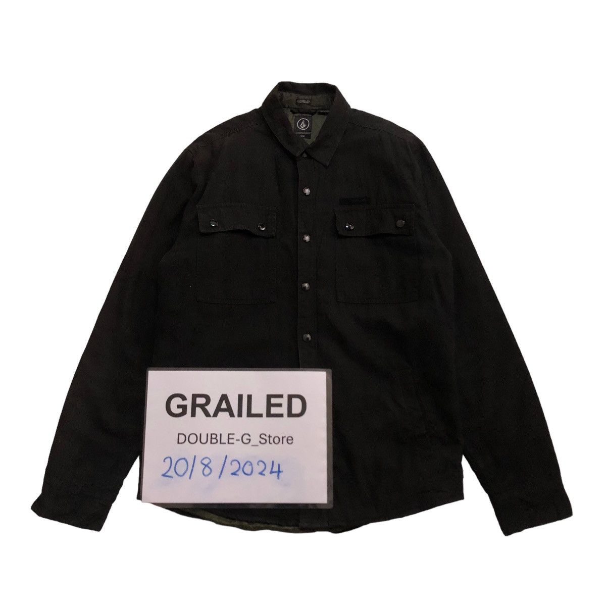 Japanese Brand 📌VINTAGE BIKER WOOL JACKET VOLCOM CARGO POCKET Size US M / EU 48-50 / 2 - 1 Thumbnail