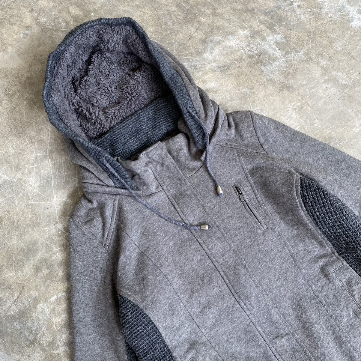 If Six Was Nine 2000s Heaven and Earth Vkei Style Big Skull Sherpa Hoodie Size US M / EU 48-50 / 2 - 3 Thumbnail