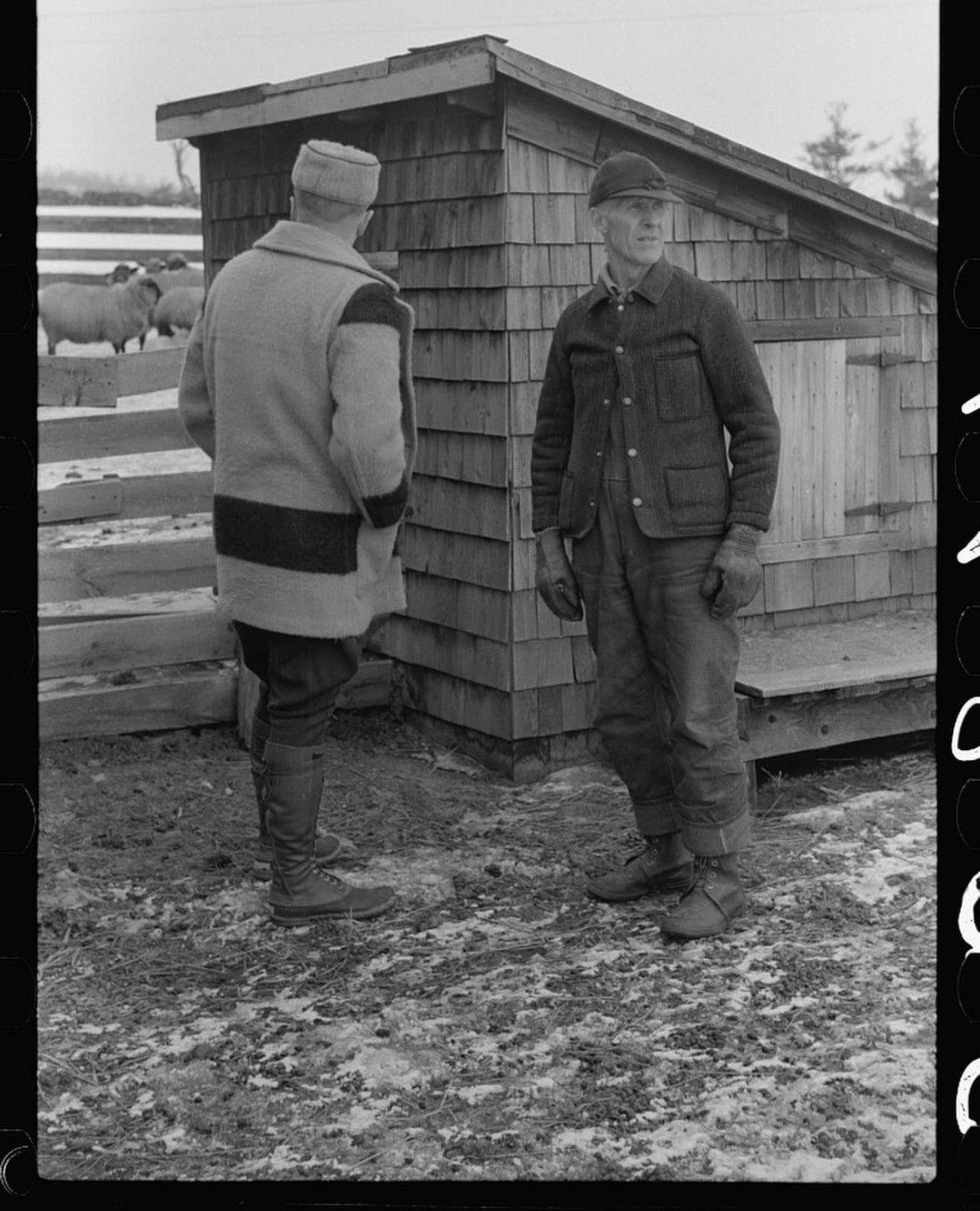 Brown's Beach Jacket Salt pepper Brown’s Beach Wool jkt repro by Fullcount japan Size US L / EU 52-54 / 3 - 4 Thumbnail