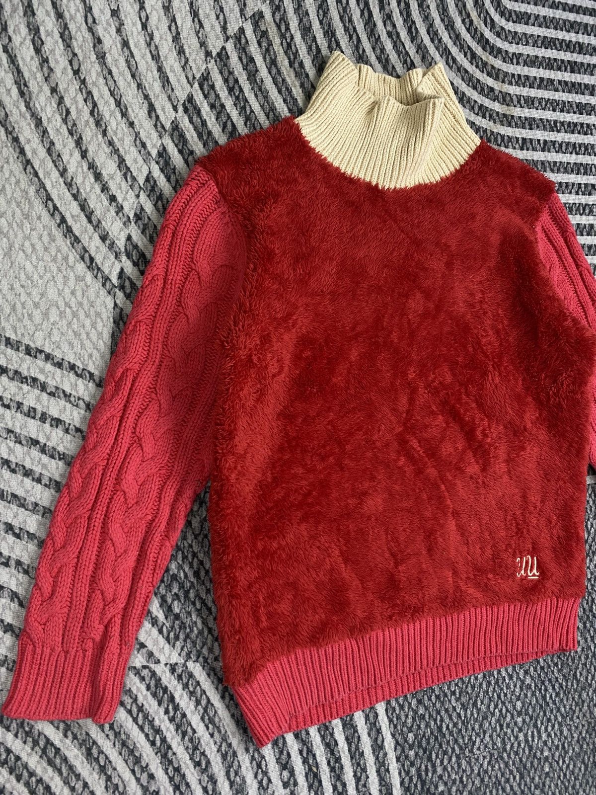 Uniqlo Vintage Uniqlo X Undercover Fleece Knitted Sweater Size US S / EU 44-46 / 1 - 3 Thumbnail