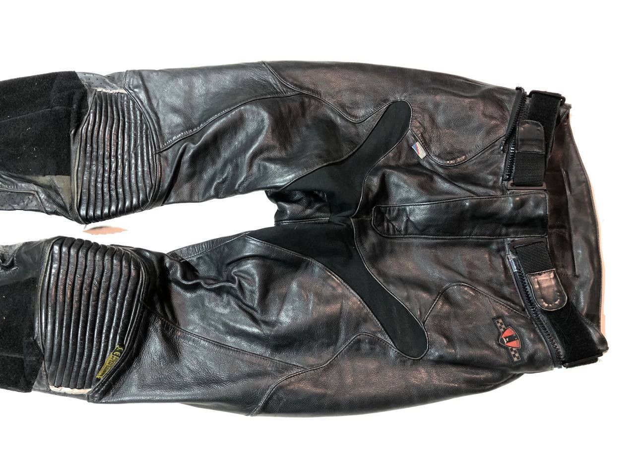Leather Race Line Moto Biker Leather Pants Vintage Size US 30 / EU 46 - 4 Thumbnail