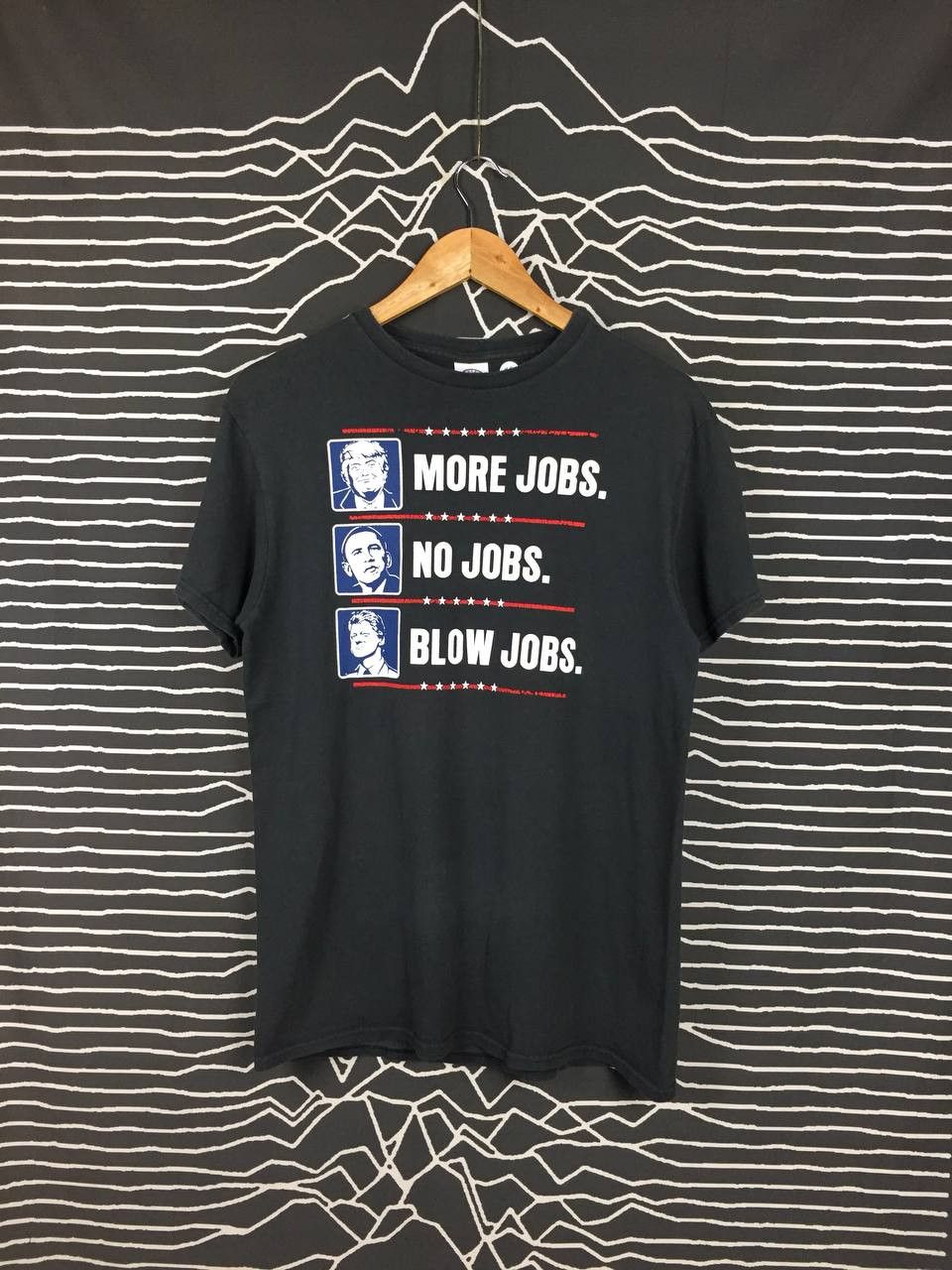 Vintage Vtg More Jobs No Jobs Blow Jobs Pro Trump Humor Funny Tee Size US M / EU 48-50 / 2 - 1 Thumbnail