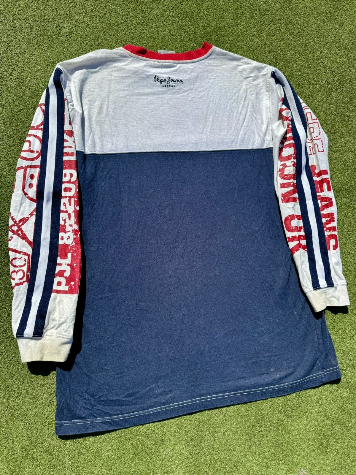 Pepe Jeans × Vintage Y2K Pepe Jeans London UK Vintage Hip Hop Long Sleeve Shirt Size US XXL / EU 58 / 5 - 8 Thumbnail