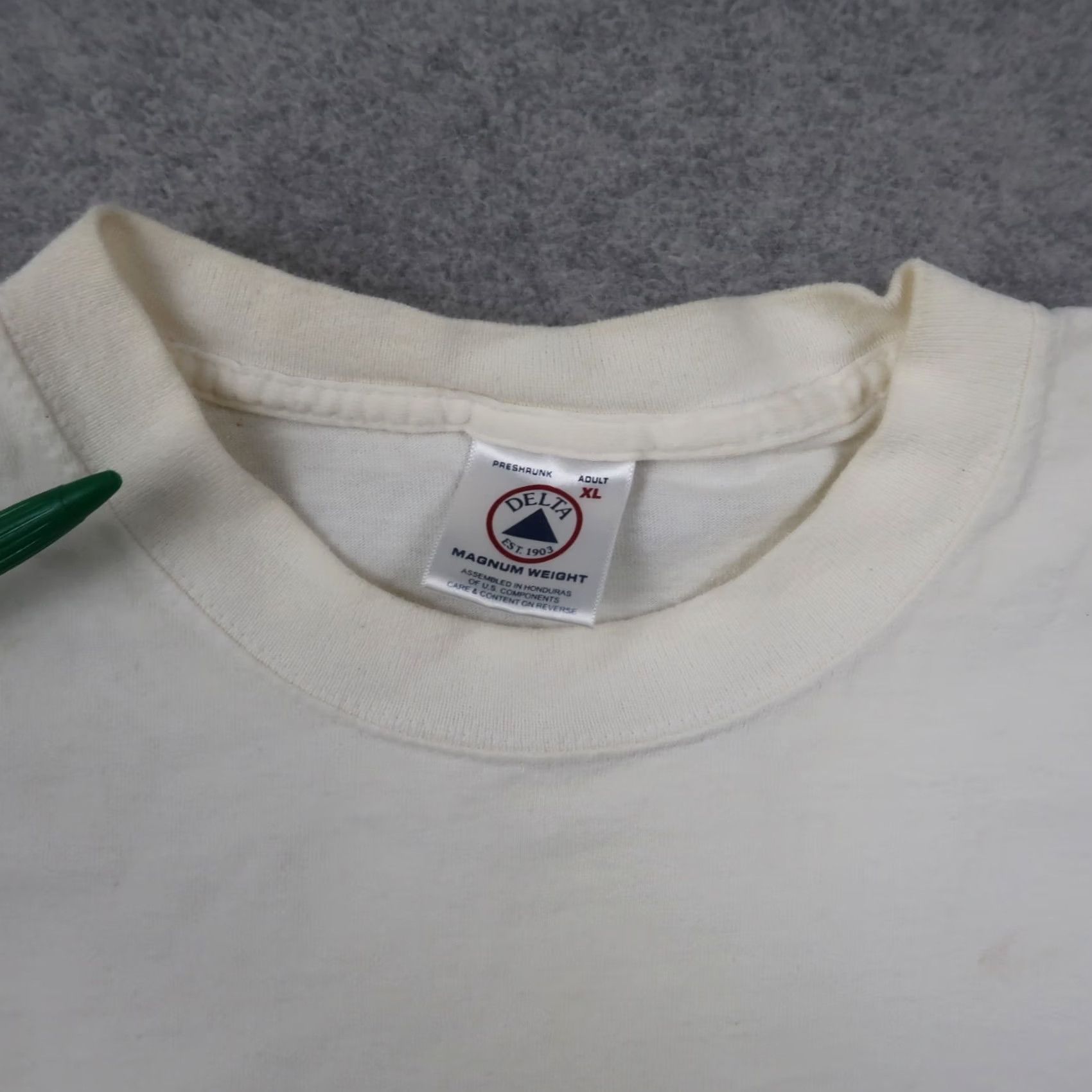 Delta VINTAGE Microsoft Internet Specialist MSN Computer Tech T Shirt White XL Size US XL / EU 56 / 4 - 6 Thumbnail
