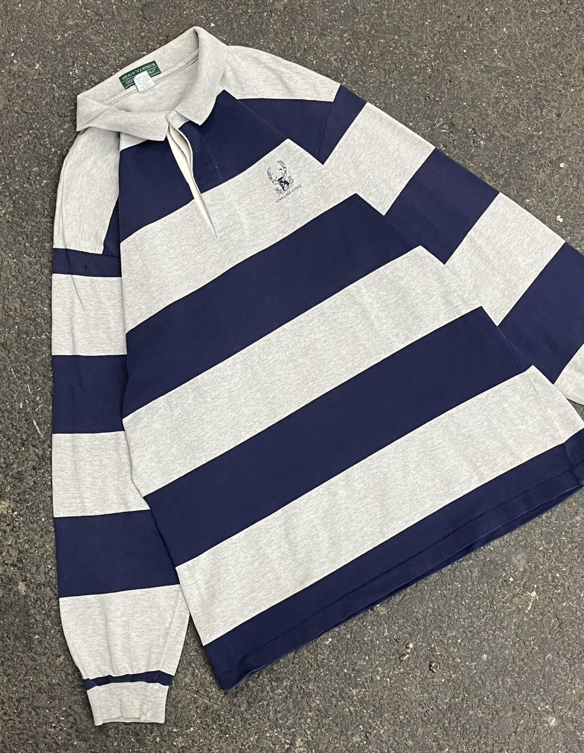 Polo Ralph Lauren × Vintage Rugby vintage button up preppy polo Ralph Lauren style hype Size US XL / EU 56 / 4 - 1 Thumbnail