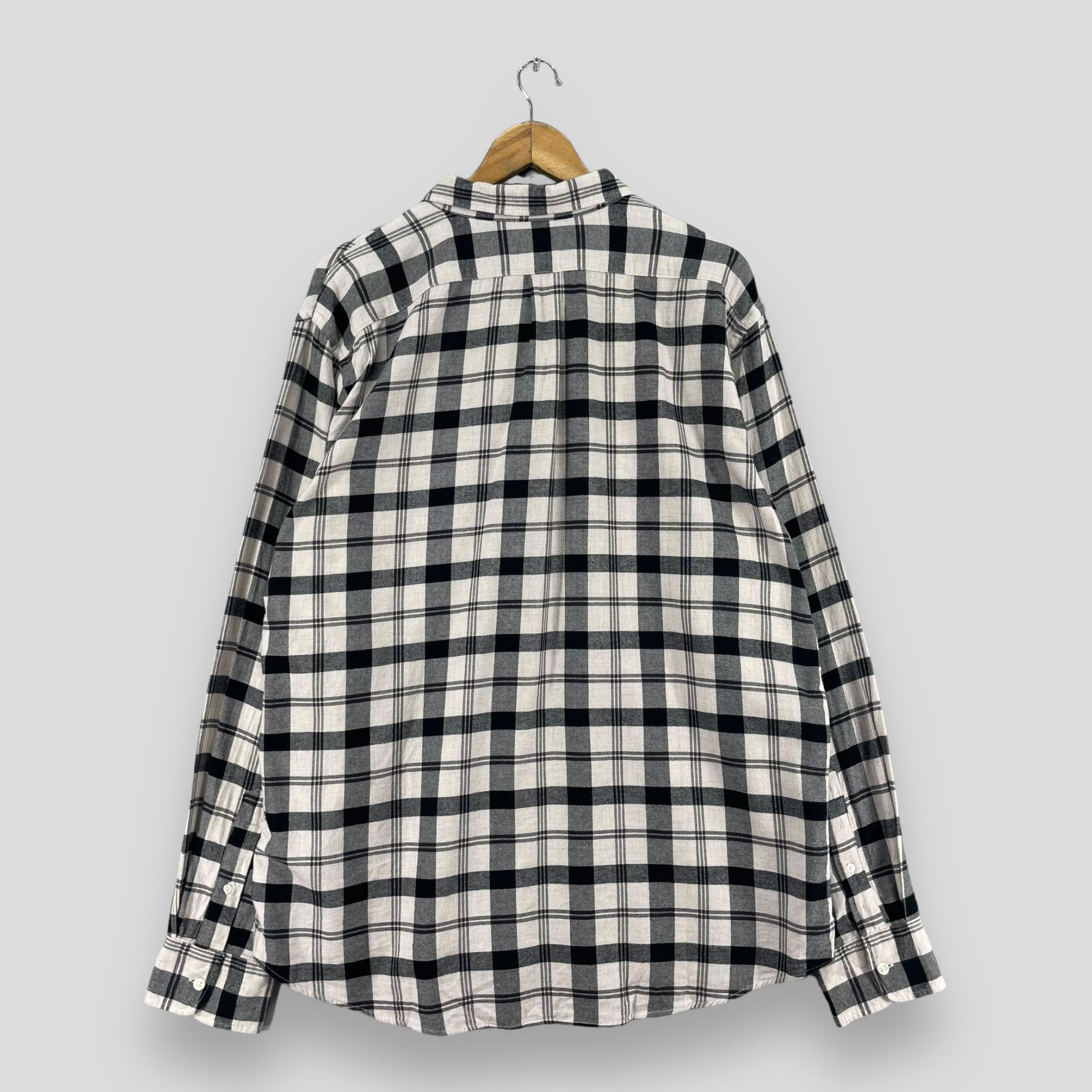 Flannel × Japanese Brand Vintage Old Navy Plaid Checkered Multi Flannel Button Up Size US XL / EU 56 / 4 - 8 Thumbnail