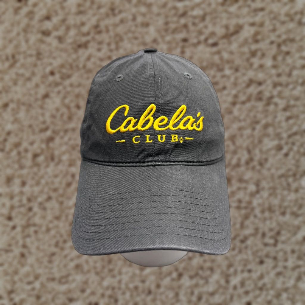 Vintage Cabela's Baseball Cap Adult One Size Gray Cotton Adjustable Outdoor Fishing Hunting Mens Size ONE SIZE - 1 Thumbnail