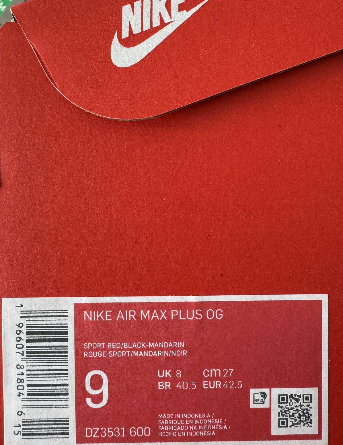 Nike NIKE AIR TN PLUS OG DEVILISH COLORWAY Size US 9 / EU 42 - 7 Thumbnail