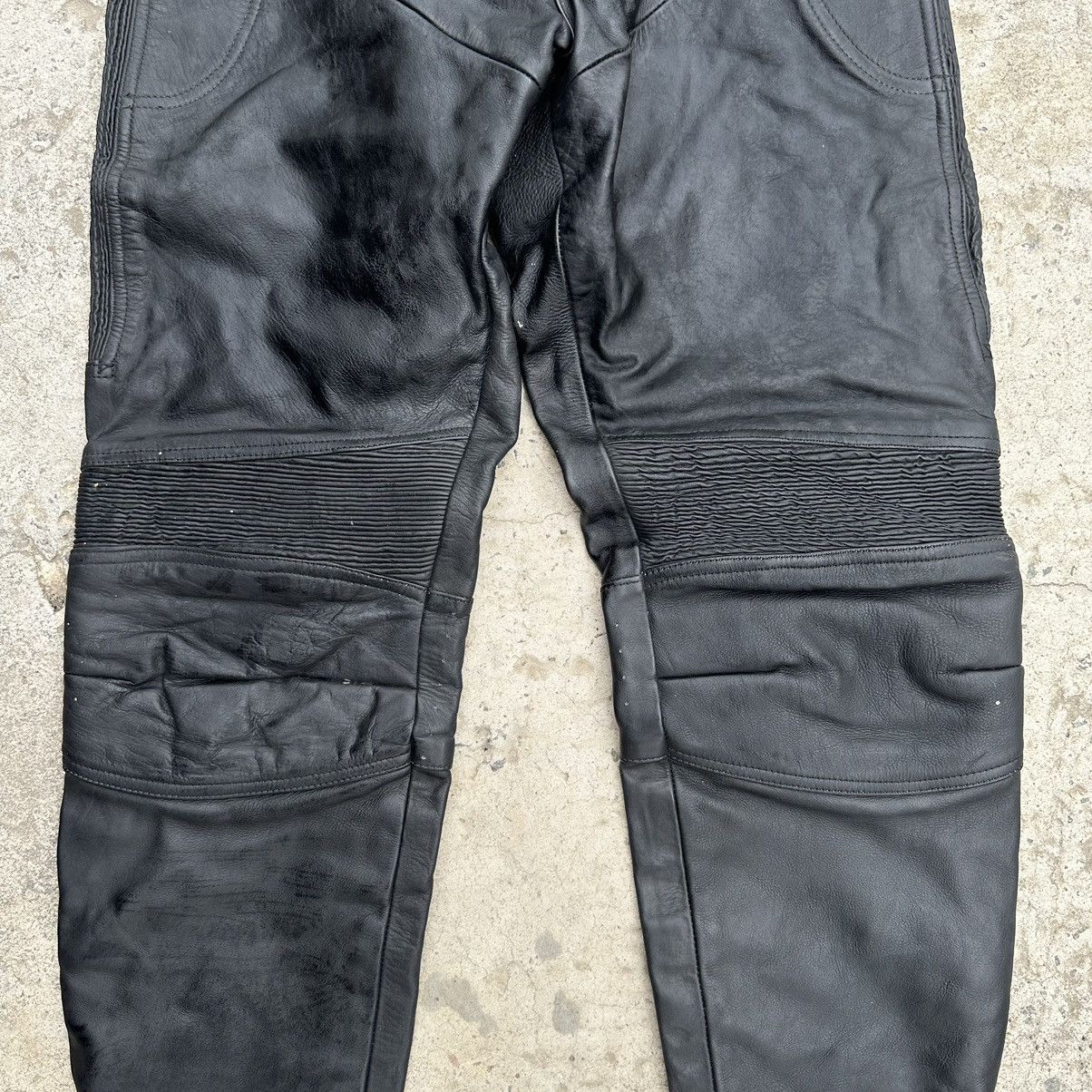 Leather × Vintage Vintage Moto Leather Pants Size 56 Y2K Style USA 00s Size US 40 / EU 56 - 5 Thumbnail
