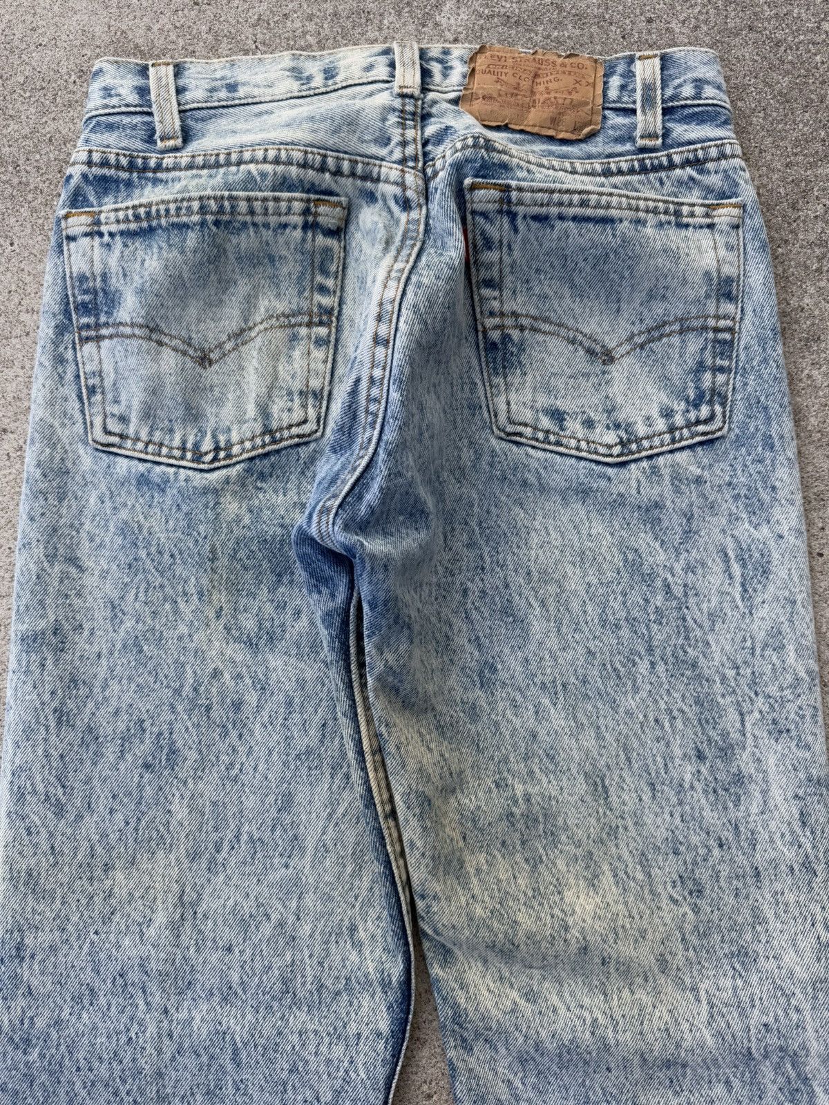 Levi's × Vintage Vtg 90s Levis 501xx Buttonfly Straight Acid Wash Jeans 28x29 Size US 28 / EU 44 - 10 Thumbnail
