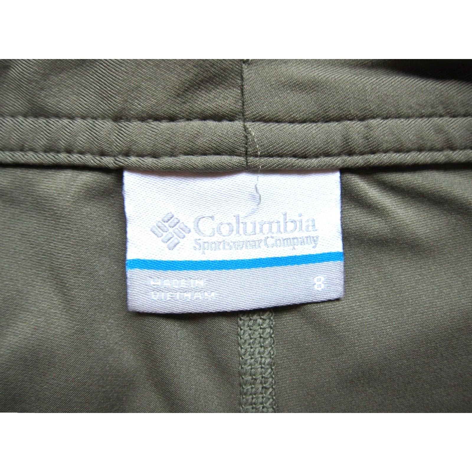 Olive Columbia Olive Green Stretch Built In Shorts Active Golf Skirt Skort Women 8 Size 30" / US 8 / IT 44 - 3 Thumbnail