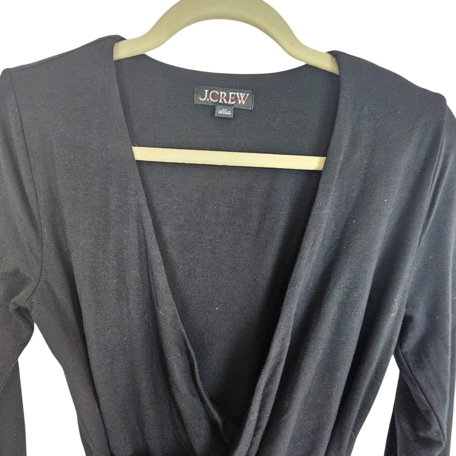 J.Crew J. Crew Womens Formknit Surplice Plaid Belted Top XS Preppy Size XS / US 0-2 / IT 36-38 - 3 Thumbnail