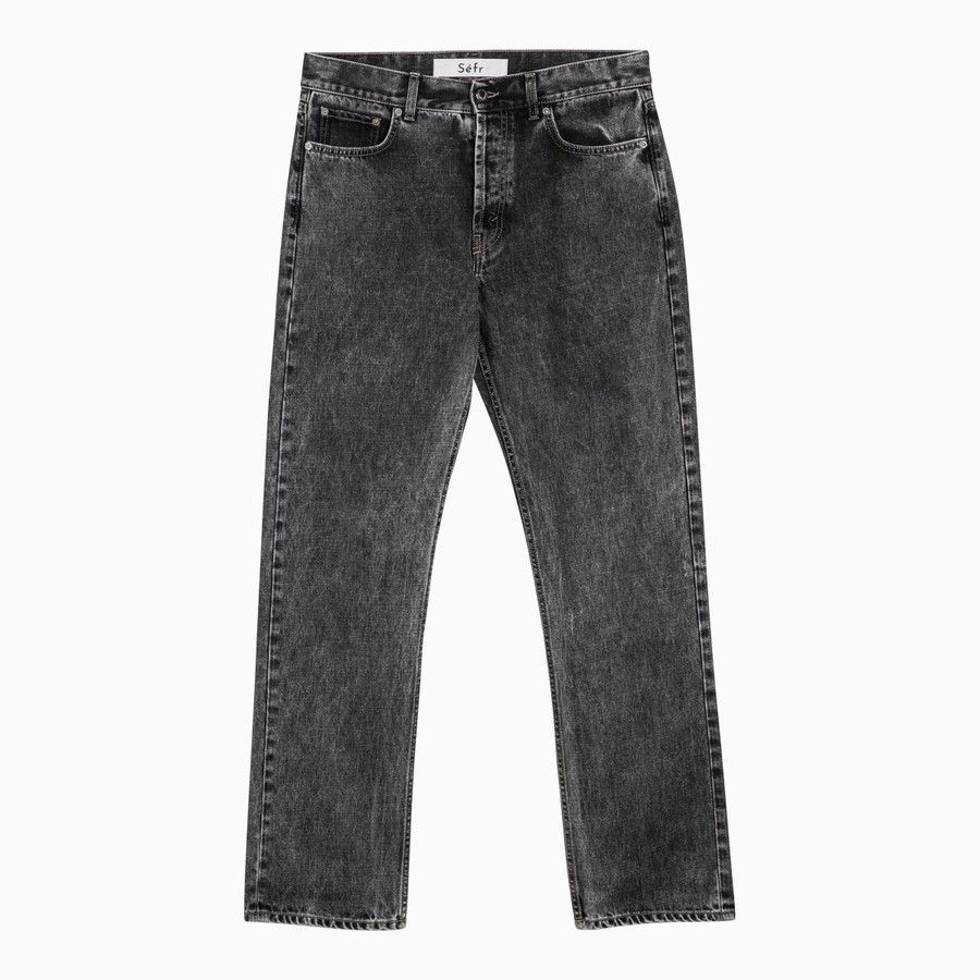 o1d2blof0524 Denim Jeans in Washed Black