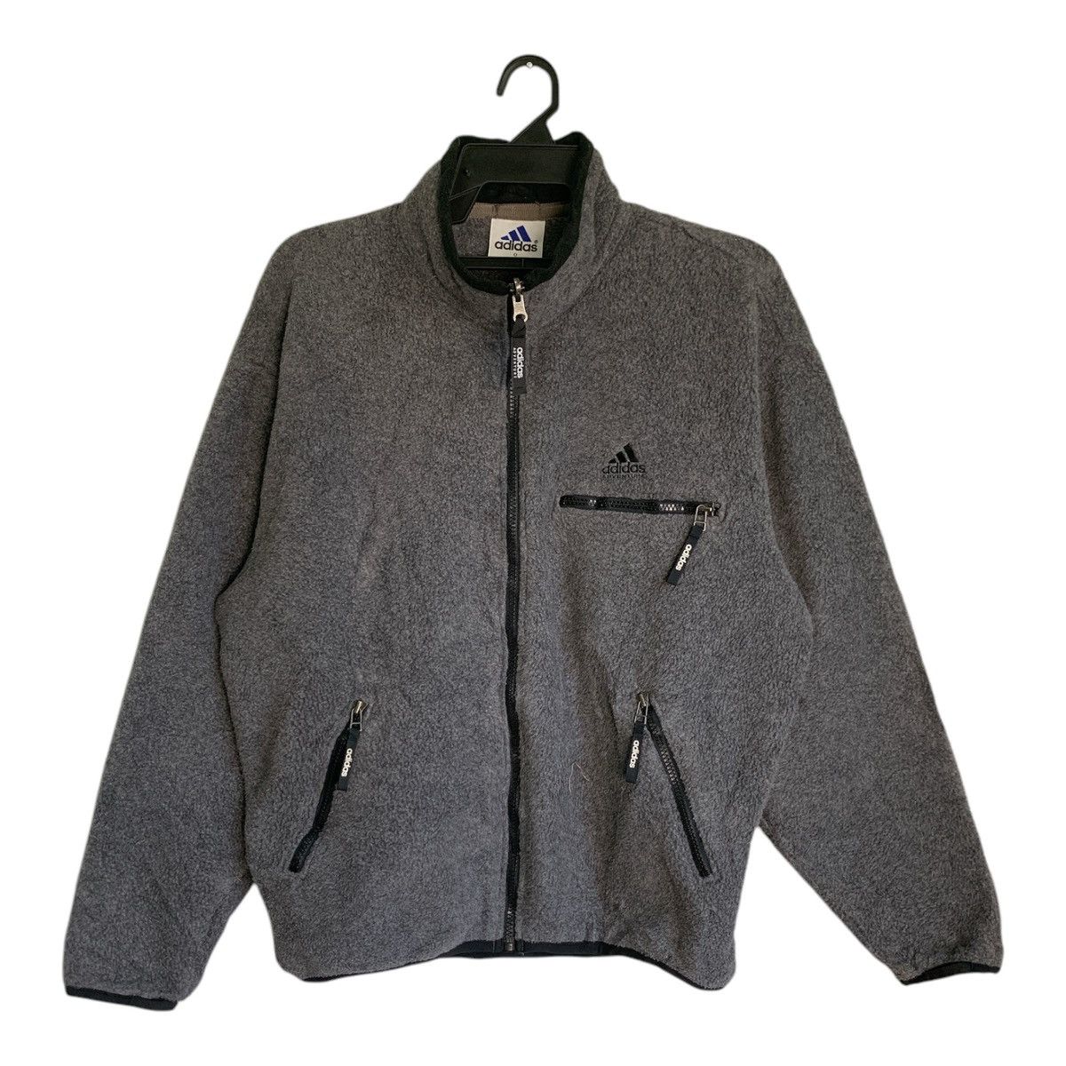 Adidas × Vintage Rare Design Vintage Adidas Adventure Zipper Fleece Jackets Size XL / US 12-14 / IT 48-50 - 1 Thumbnail