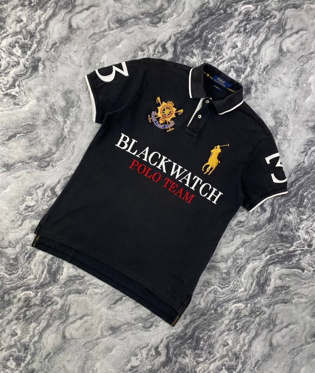 Vintage Polo Ralph Lauren Blackwatch Rugby Shirt Big Pony