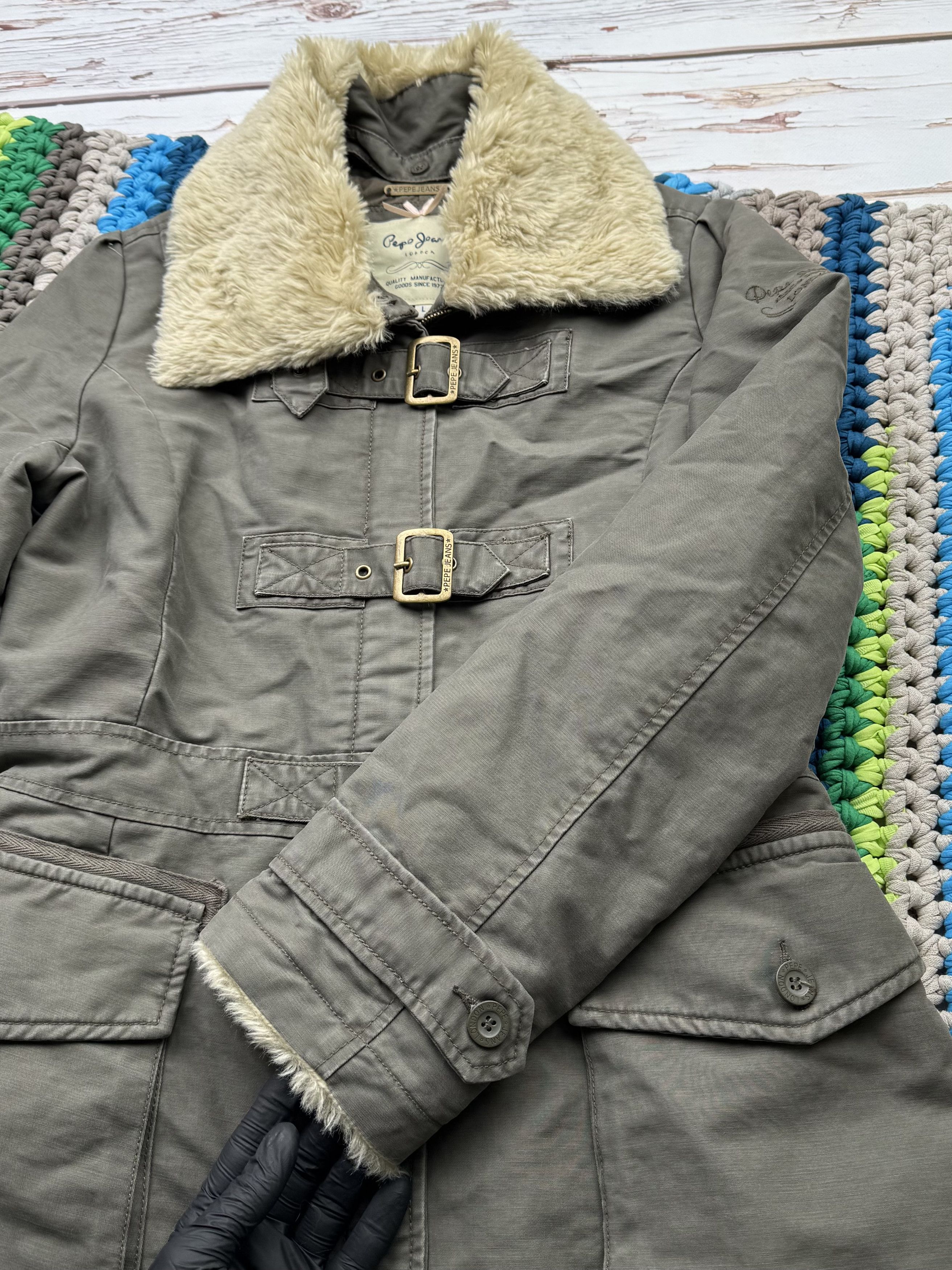 If Six Was Nine Vintage Jacket With Straps (ET1)(D15) Size L / US 10 / IT 46 - 5 Thumbnail