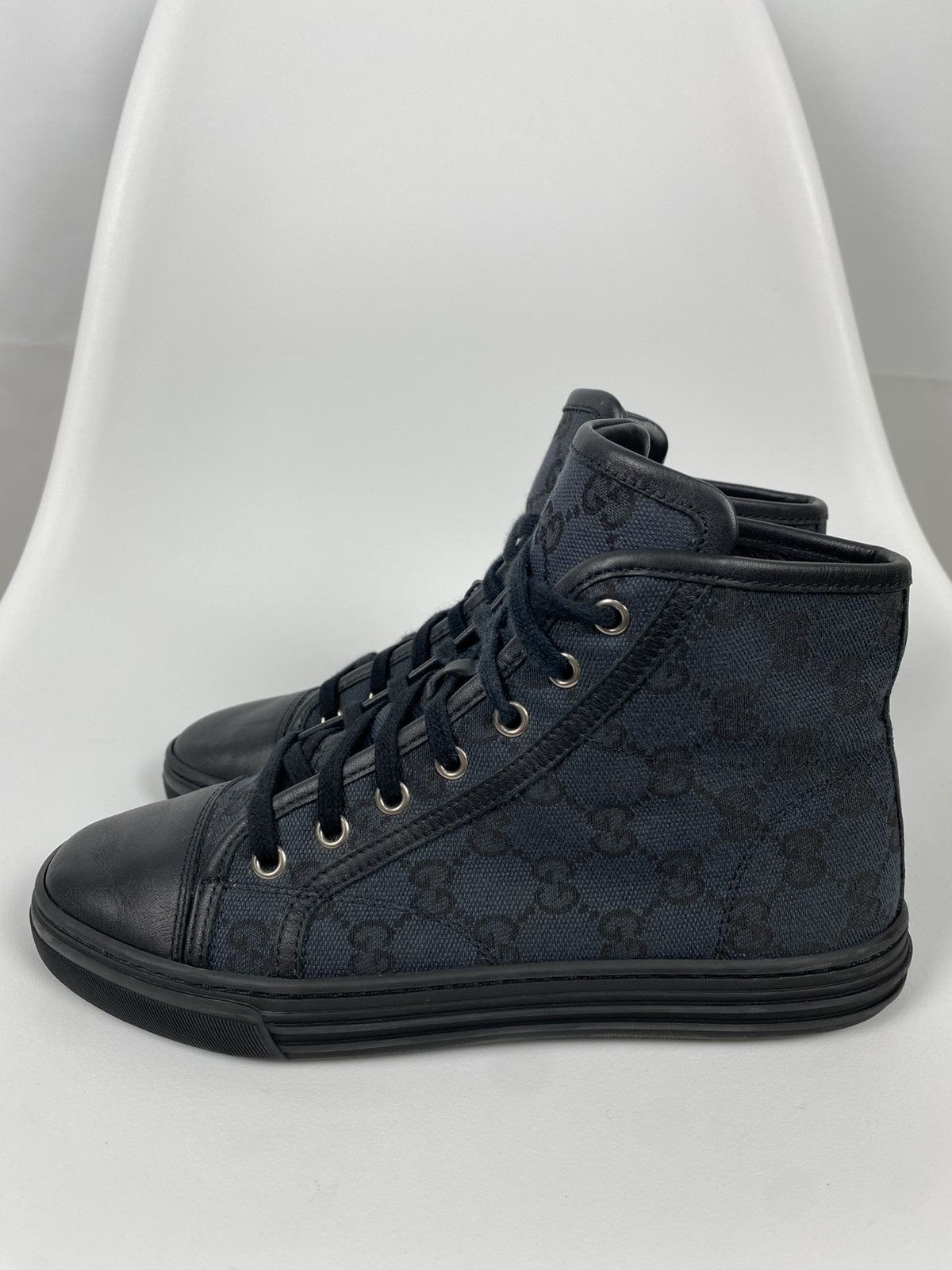 Gucci Gucci GG Signature Sneakers Hi-Top Monogrammed size 35.5 Size US 5.5 / IT 35.5 - 4 Thumbnail