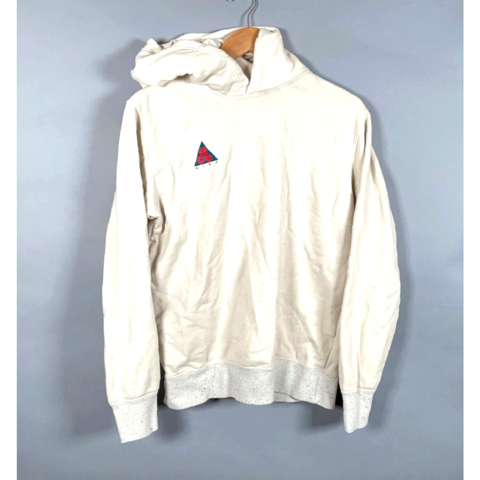 Nike ACG Nike ACG NSW Hoodie Shirt Ivory Small Mens Pullover Cotton Polyester Fleece Graphic Print 80s 90s Retro Pockets Lightweight Regular Crew Neck"} Size US S / EU 44-46 / 1 - 2 Thumbnail