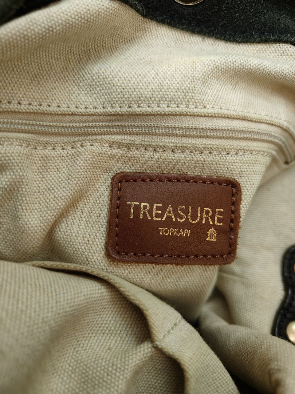 Leather Italian Treasure Topkapi Leather Bucket Carry Size ONE SIZE - 11 Thumbnail