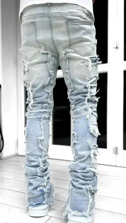 Japanese Brand × Jean Distressed Denim Jeans Size US 32 / EU 48 - 4 Thumbnail