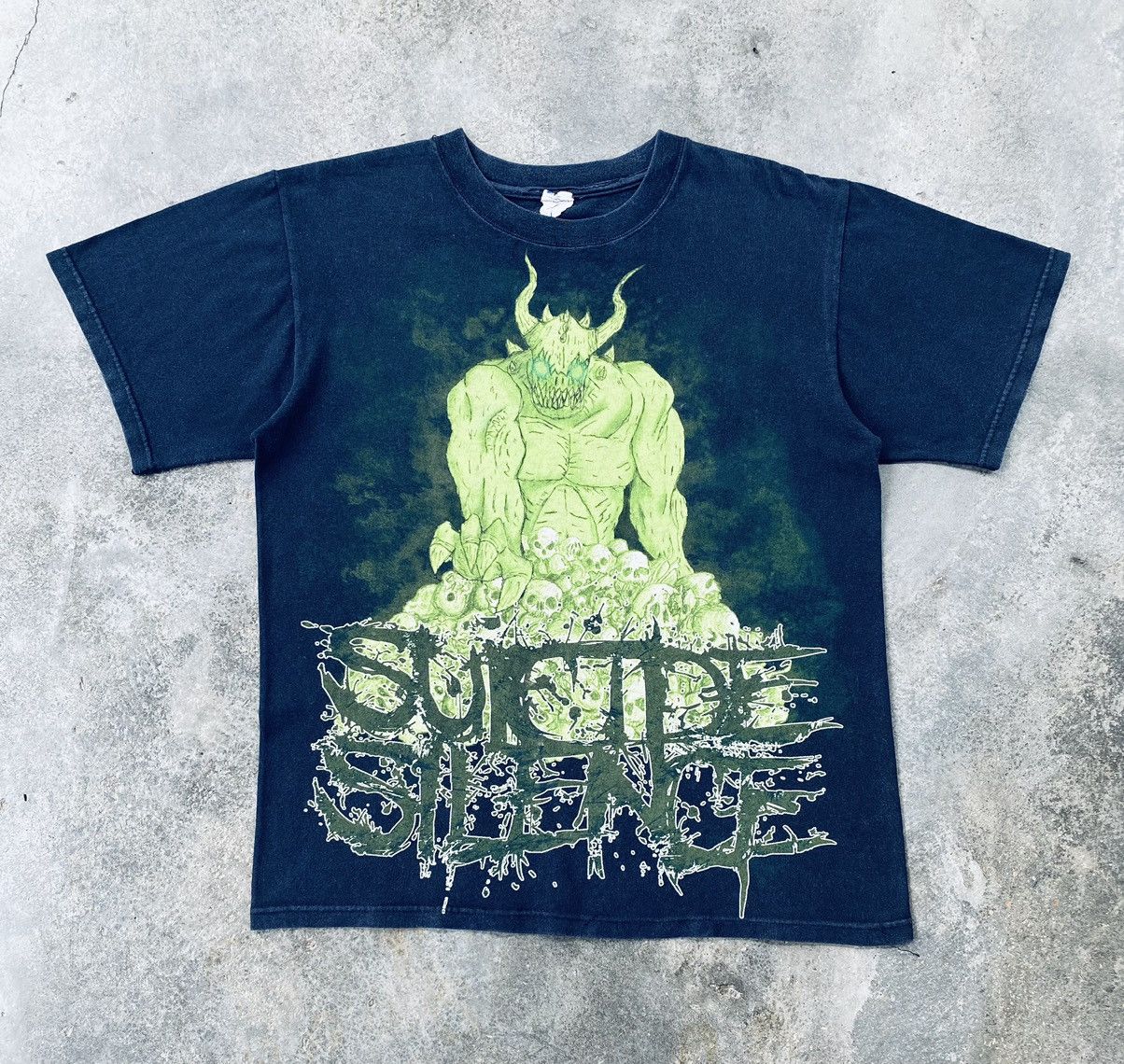 Sick! Vintage Suicide Silence Deathcore Band Tees