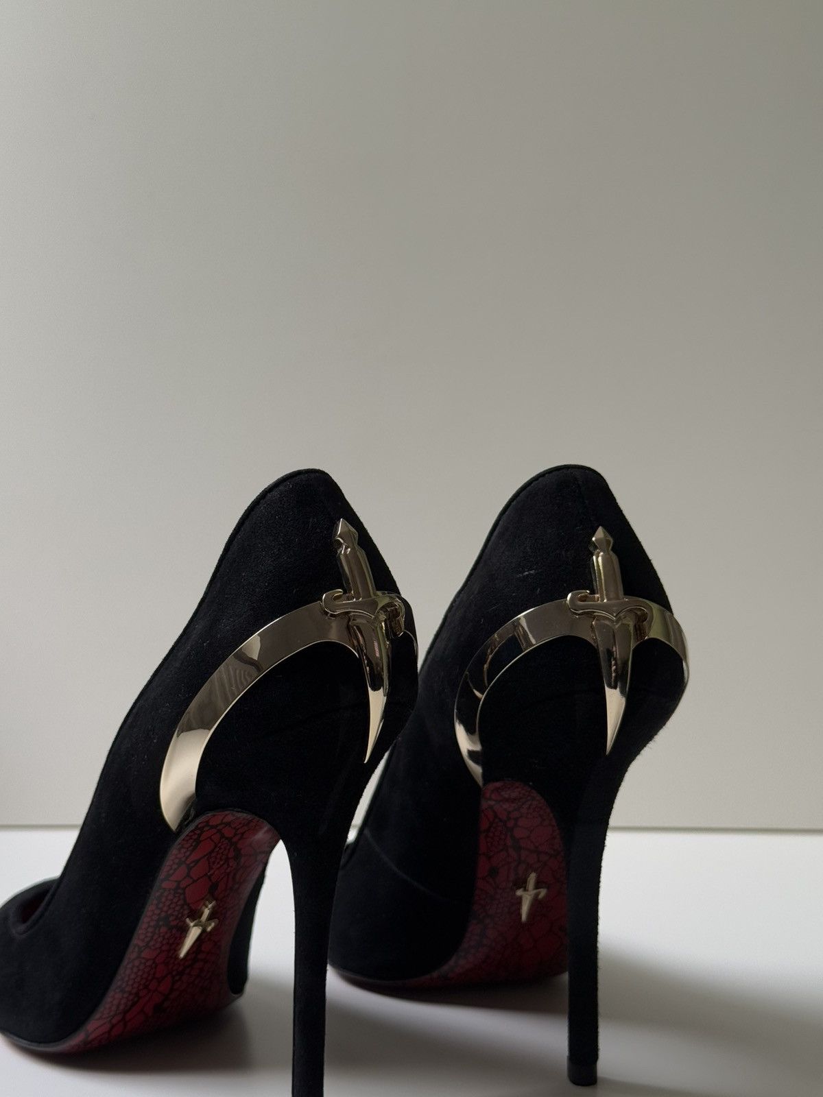Paciotti Cesare Paciotti Iconic & Rare Lady Blade Dagger Heels Size US 6.5 / IT 36.5 - 3 Thumbnail