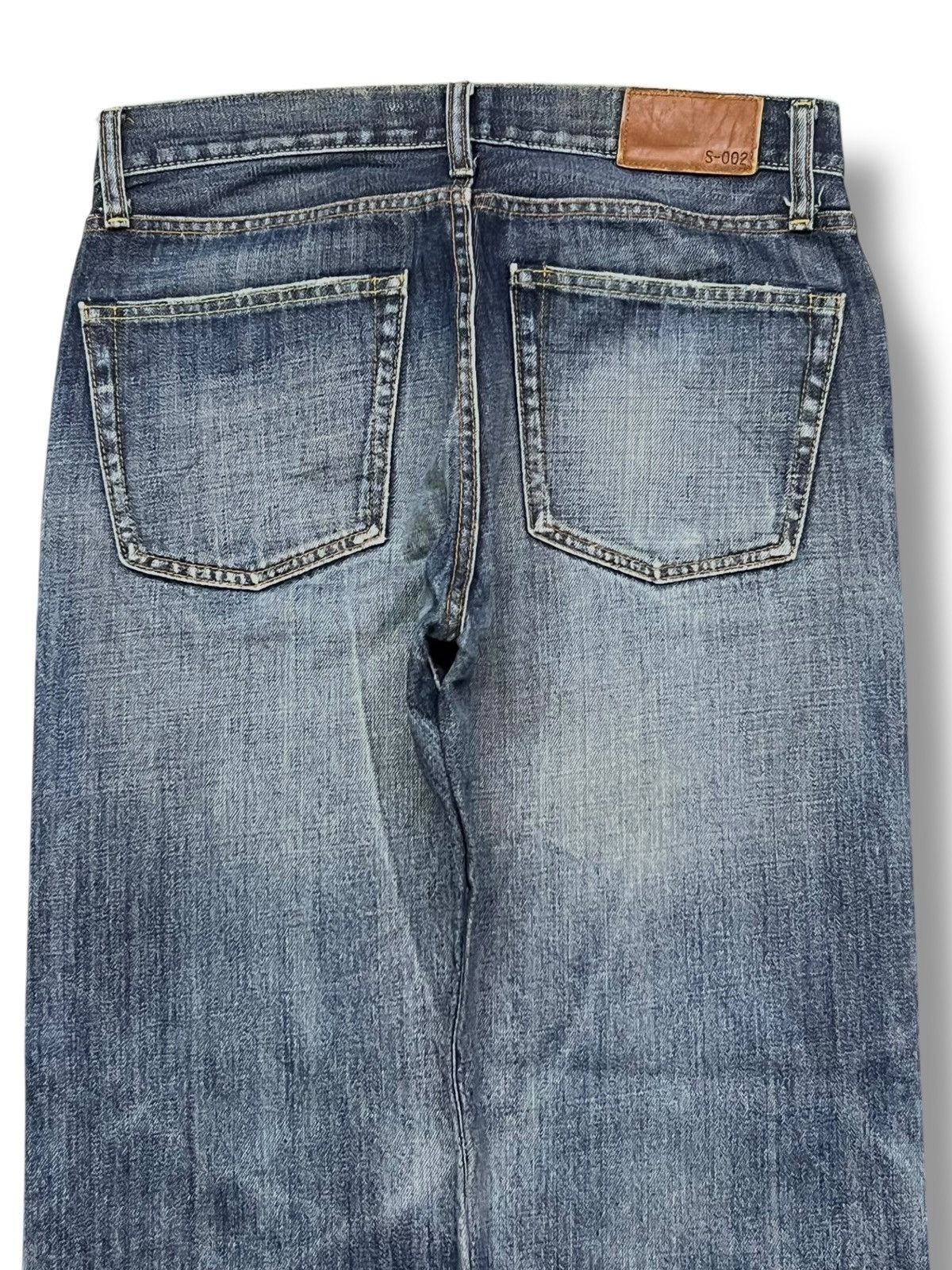 Uniqlo Loose Vintage Uniqlo S-002 Original Basic - Faded Wash Jeans Size US 32 / EU 48 - 5 Thumbnail