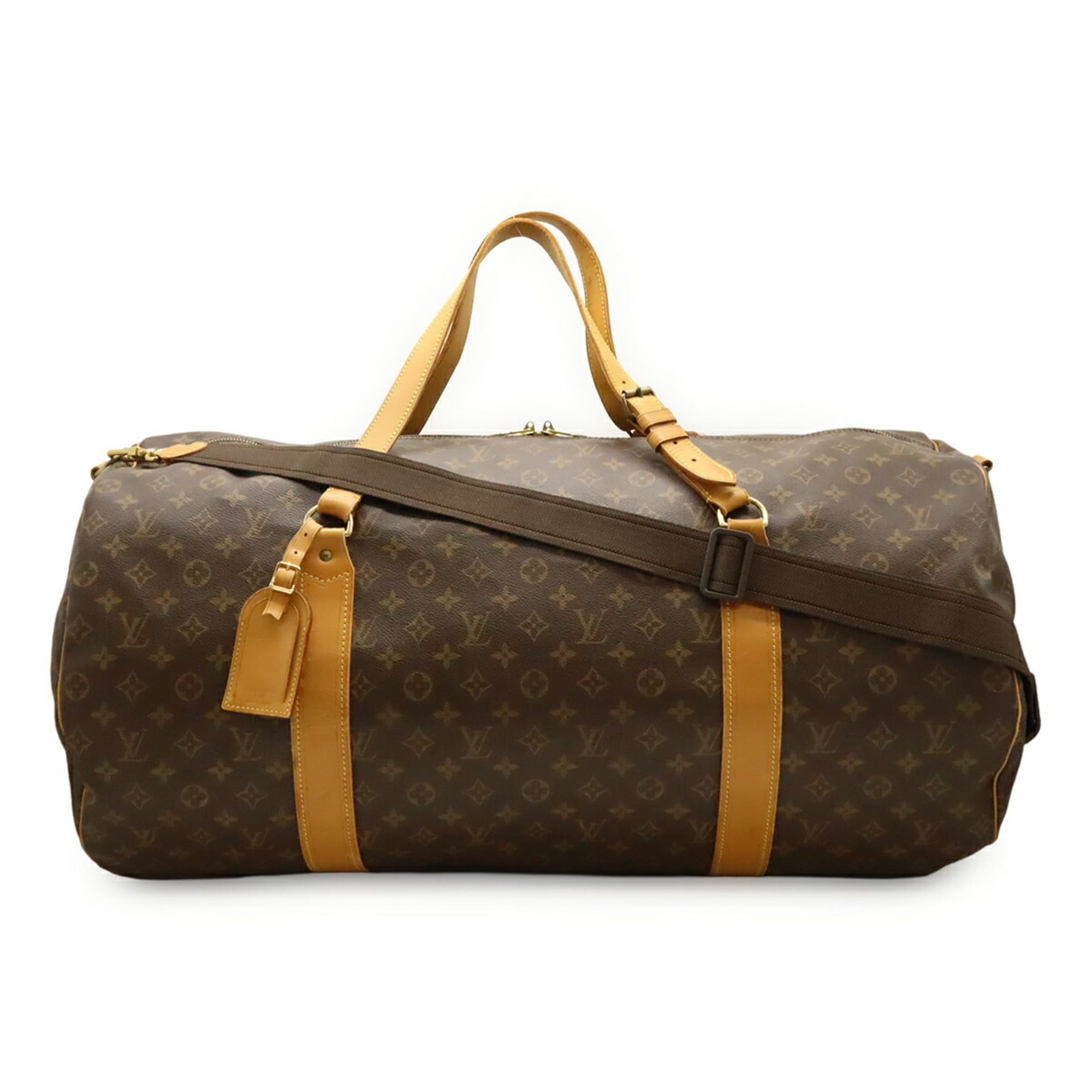 Louis Vuitton LOUIS VUITTON Monogram Sac Polochon Boston Bag, Travel Shoulder Bag M41222 Size ONE SIZE - 1 Thumbnail