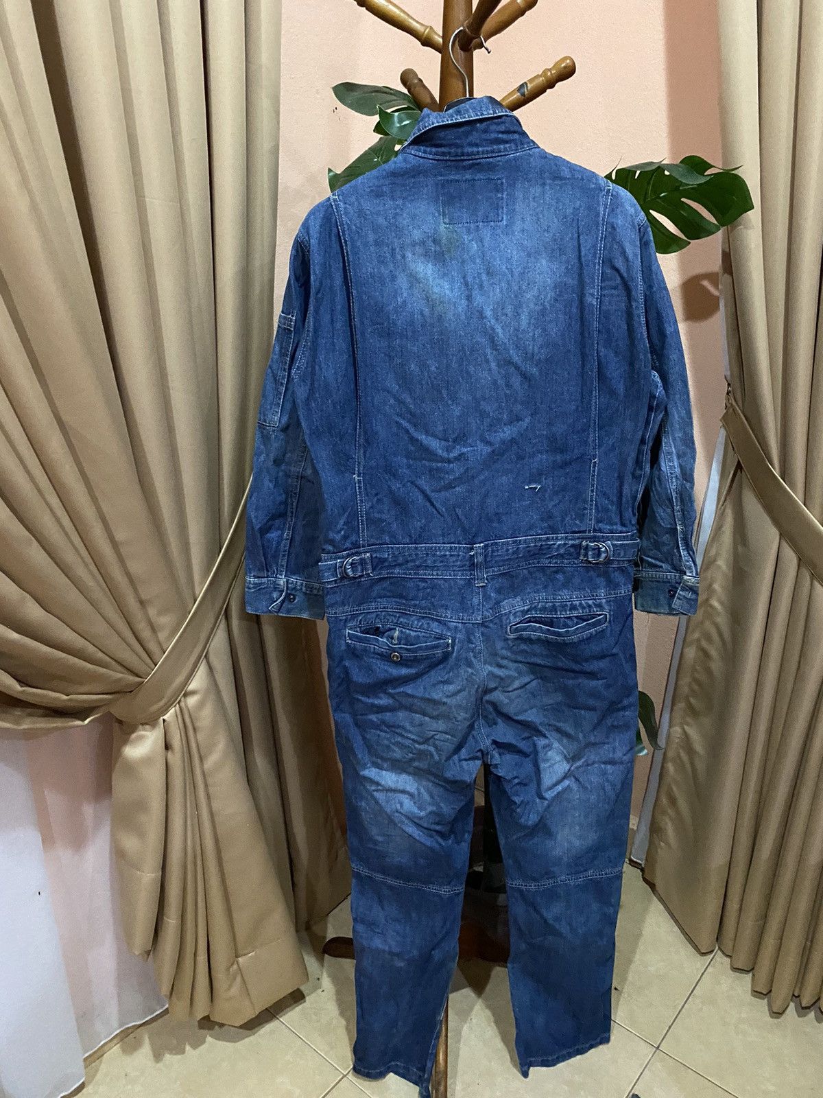 Vintage Zack Styles Gold Vintage Denim Jumpsuit: Timeless Workwear Size US 32 / EU 48 - 9 Thumbnail