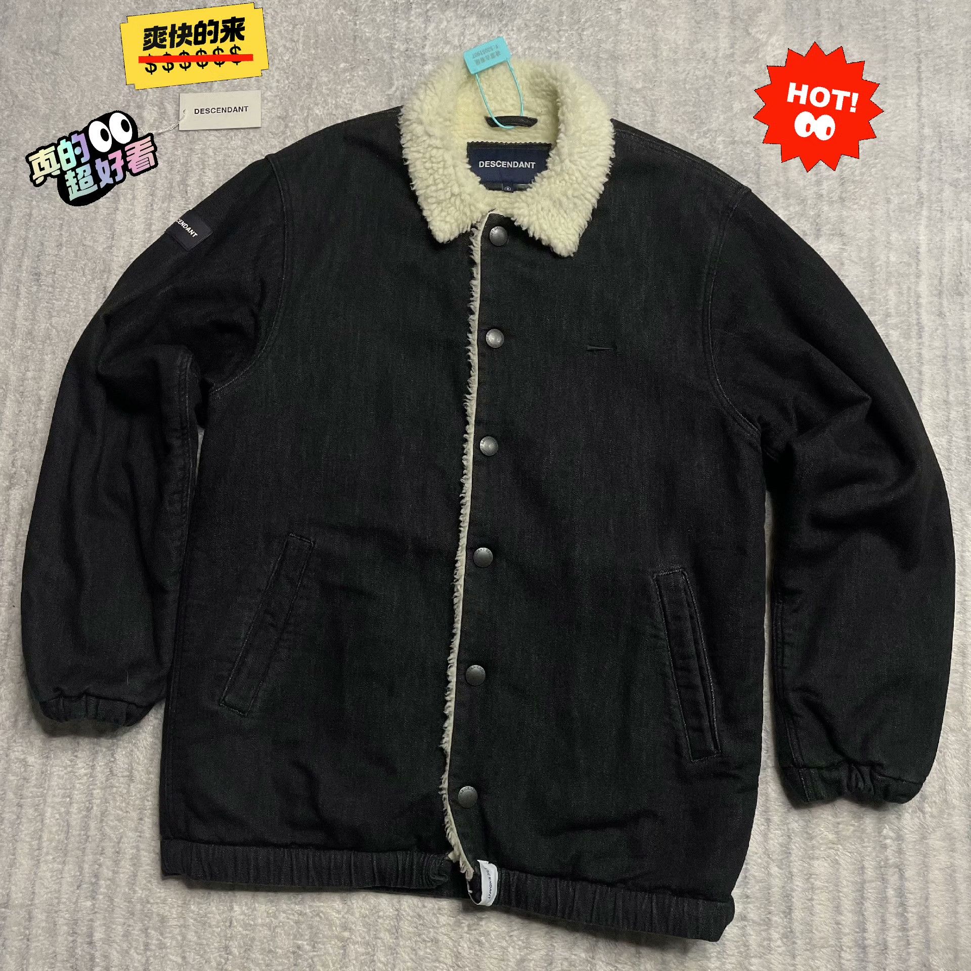 Descendant Descendant 18AW Collier Denim Jacket Size US M / EU 48-50 / 2 - 1 Thumbnail