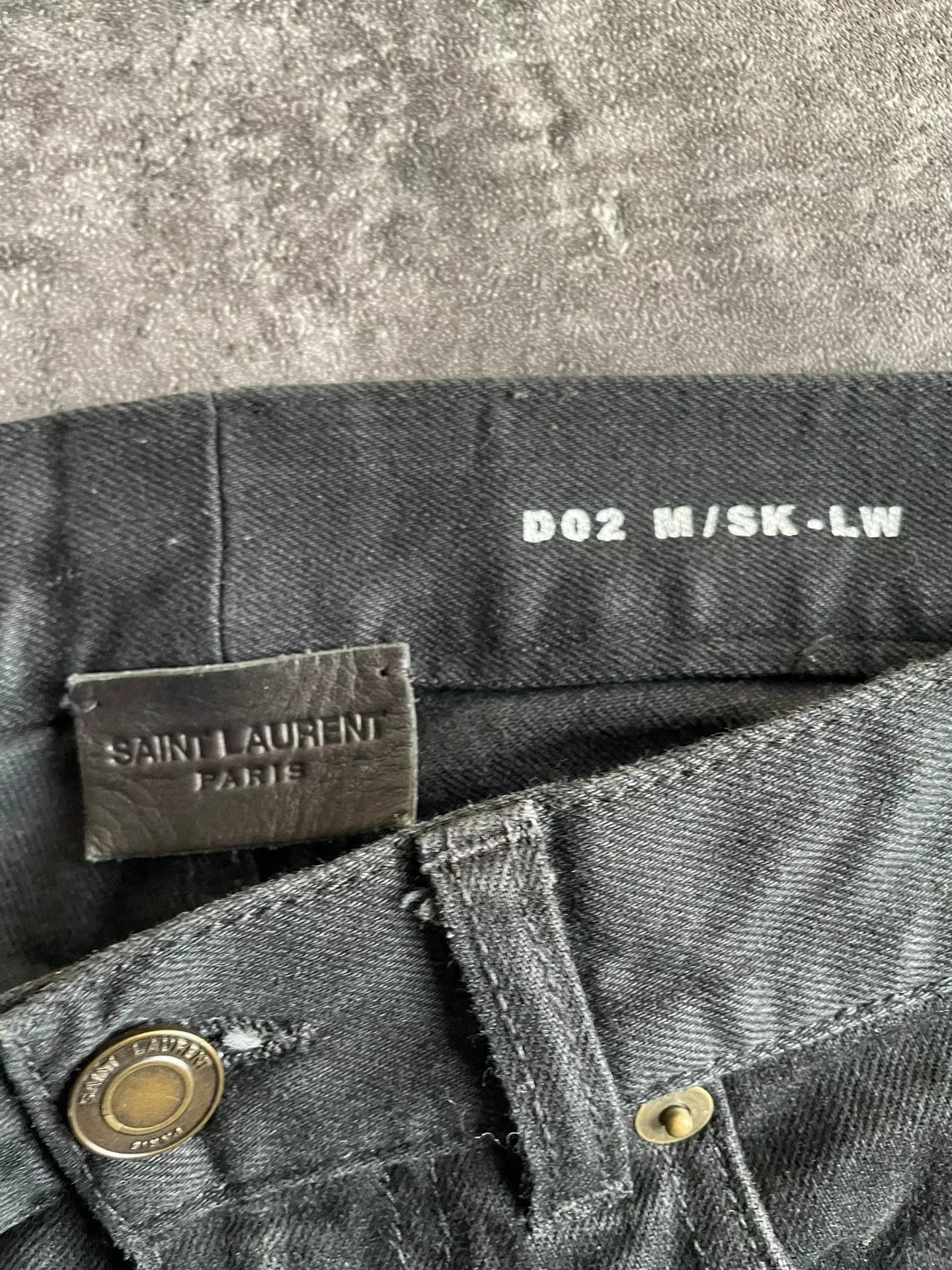 Saint Laurent Paris Saint Laurent Patch Denim Pants Size 29. Size US 29 - 6 Thumbnail