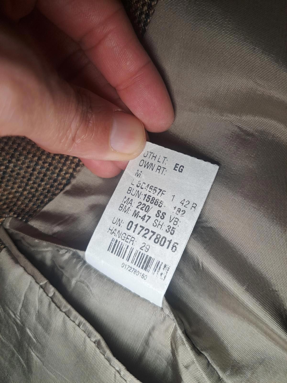 Polo Ralph Lauren Ralph Lauren Sport Coat Mens 42R Brown Houndstooth Lambswool Size 42R - 4 Thumbnail