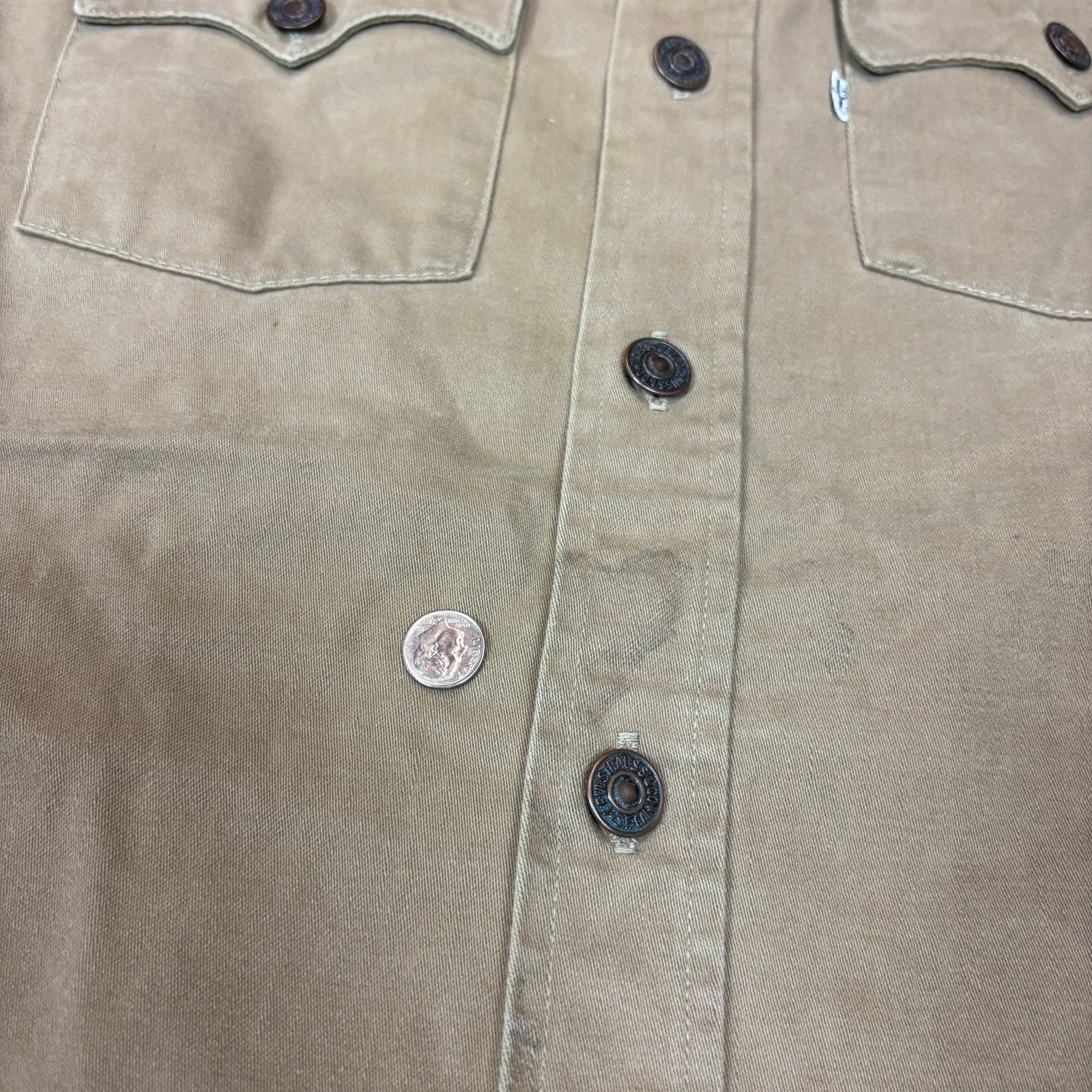 Levi's Vintage 70s Levi's Work Shirt Button Up Men's M White Tab Size US M / EU 48-50 / 2 - 10 Thumbnail
