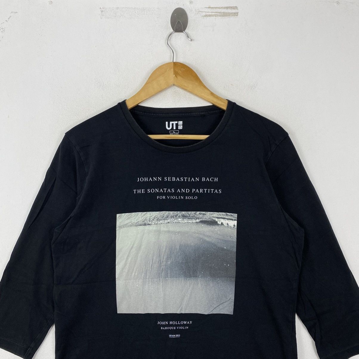 Band Tees Uniqlo UT x ECM Records JS Bach Violin T-Shirt L 3/4 Sleeve Size L / US 10 / IT 46 - 2 Thumbnail