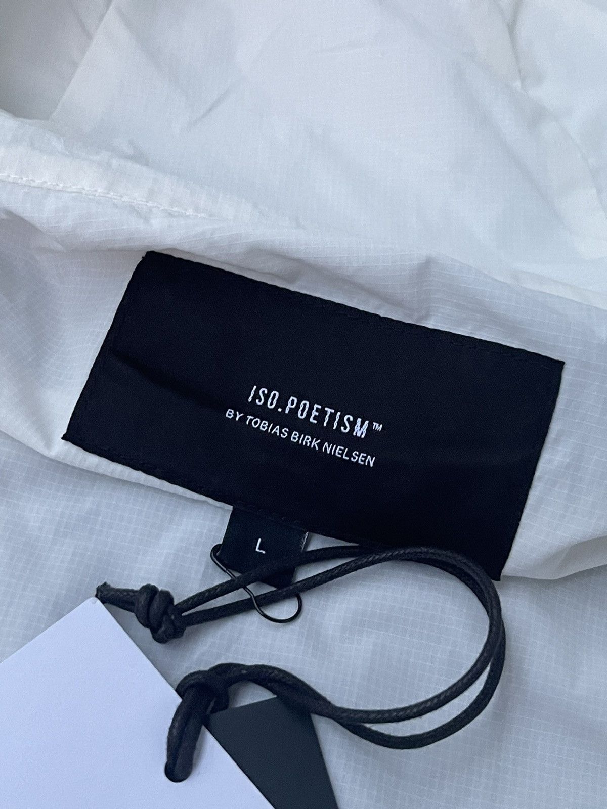 Tobias Birk Nielsen !DS! SS23 Iso Poetism Tobias Birk Nielsen White Nylon Jacket Size US L / EU 52-54 / 3 - 21 Thumbnail