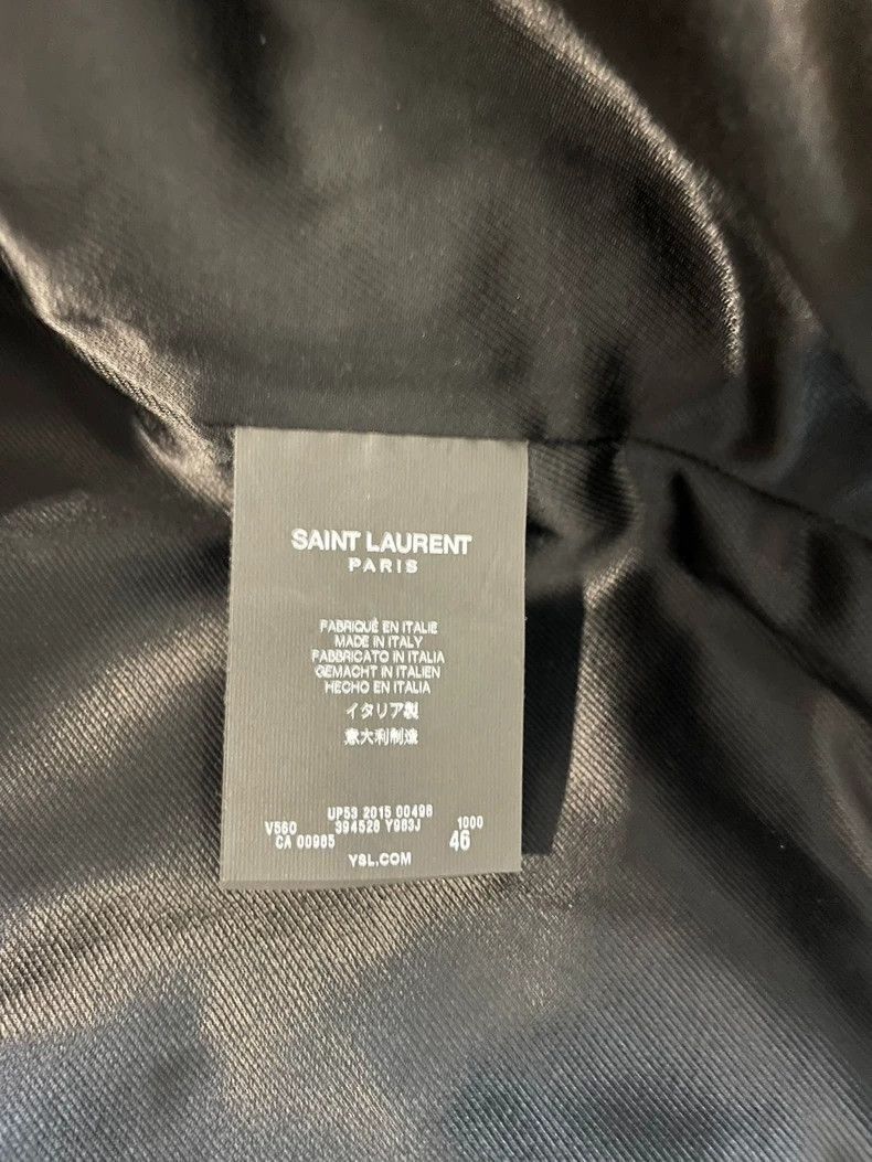 Saint Laurent Paris Saint Laurent Paris Wool silver zipper suit jacket-2506 Size US S / EU 44-46 / 1 - 4 Thumbnail