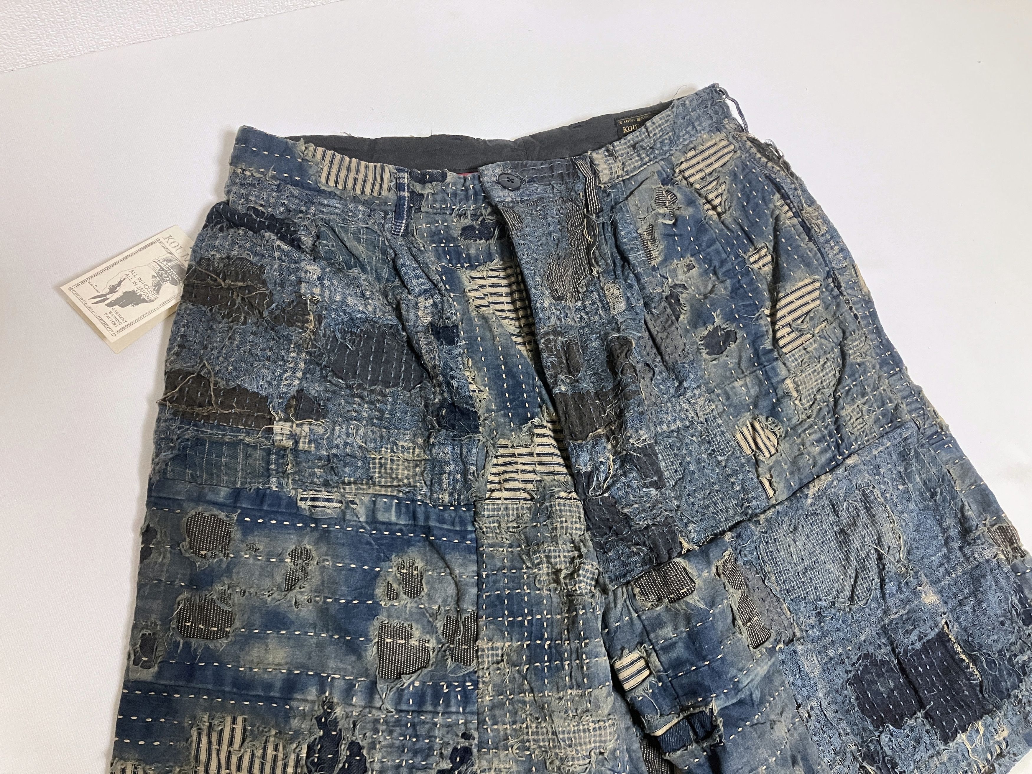 Kapital BORO ivy short Pants shorts indigo size 4 new
